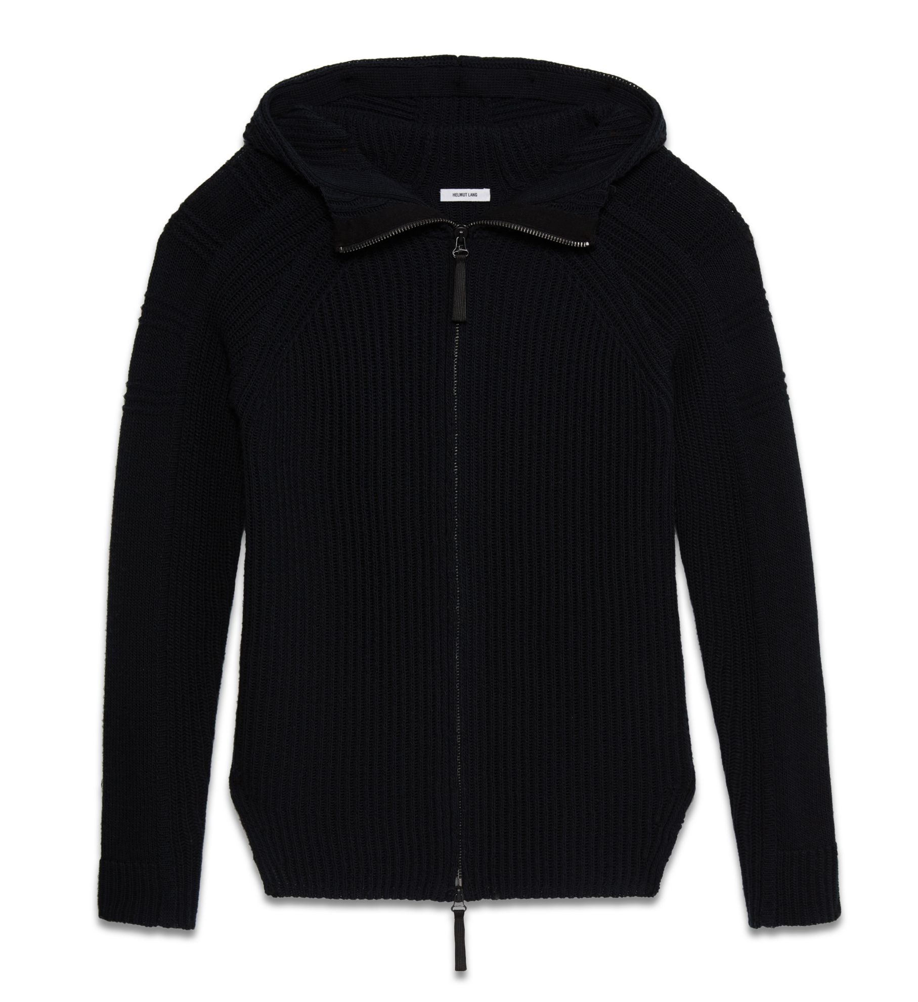 Helmut Lang Medium Gauge Wool Sweater in Black for Men | Lyst