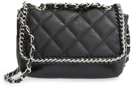 madden steve quilted flap crossbody faux leather bag lyst bags