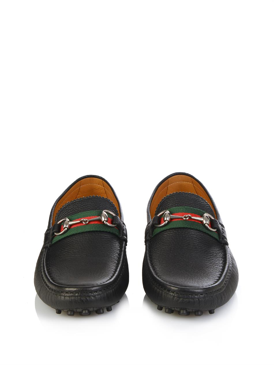 black mens gucci shoes