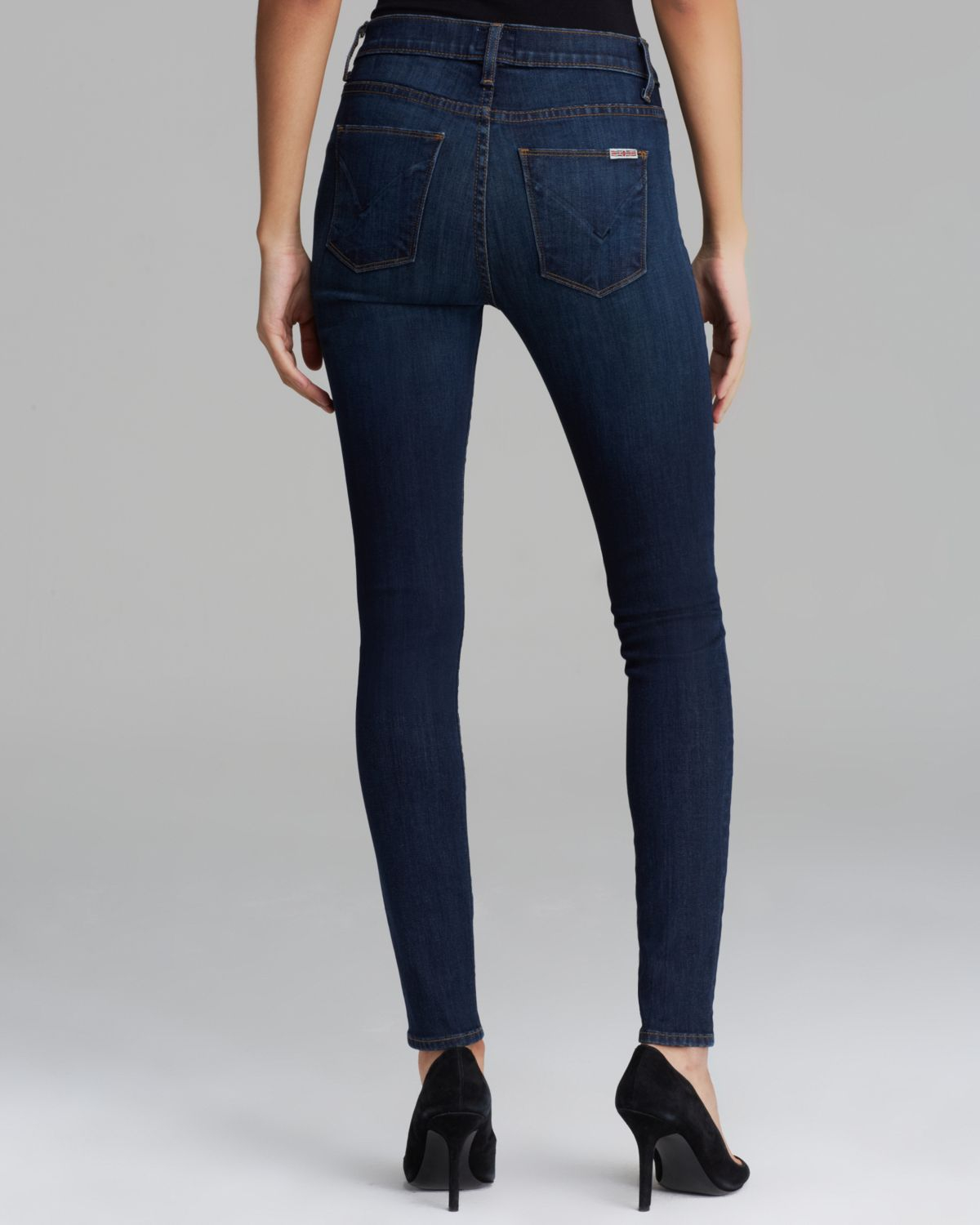 hudson barbara high waist super skinny jeans