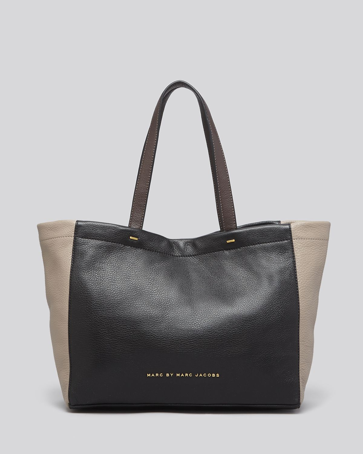 Marc By Marc Jacobs Tote Whats The T Colorblock in Beige (Black Multi ...