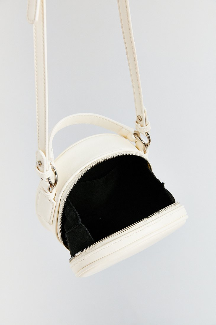Lyst Cooperative Round Crossbody Bag In White Gallery