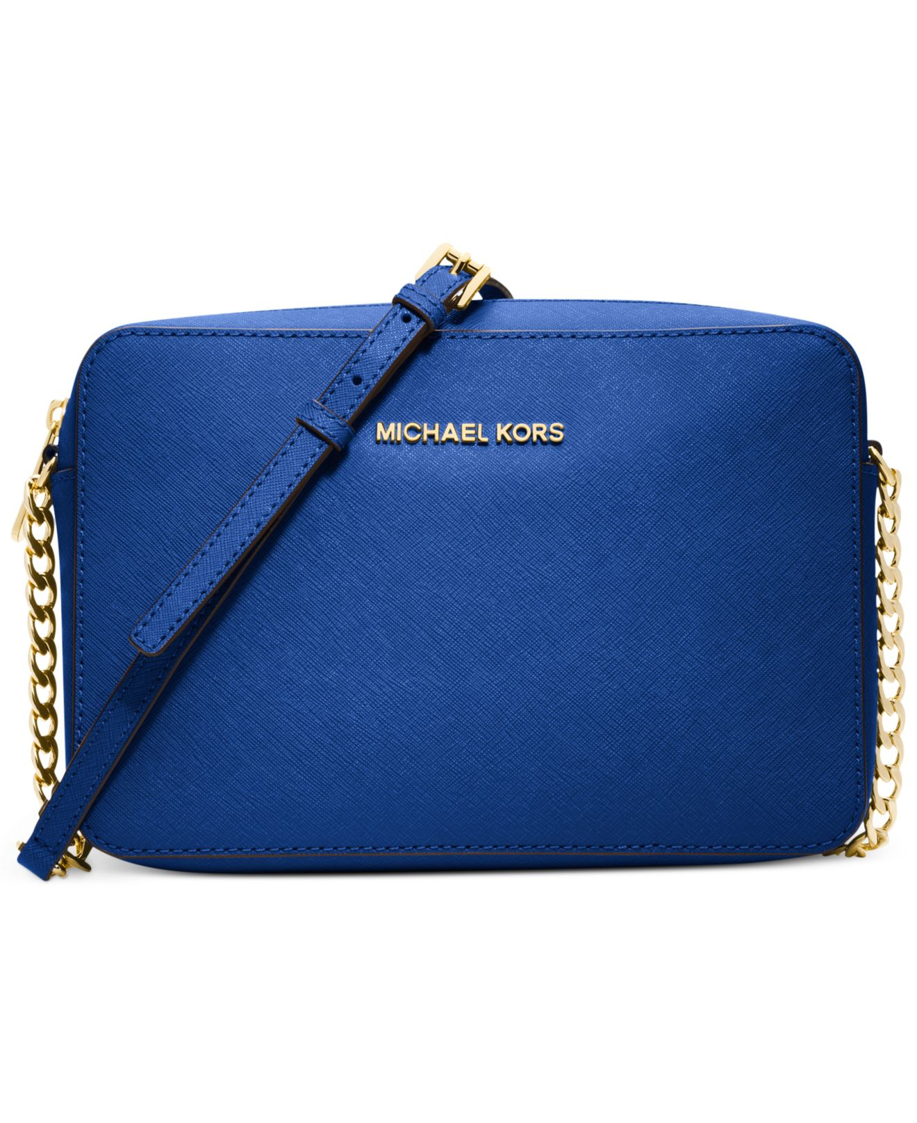 Michael Kors Studio Ginny Medium Bag - Natural & Electric Blue: Handbags:  Amazon.com