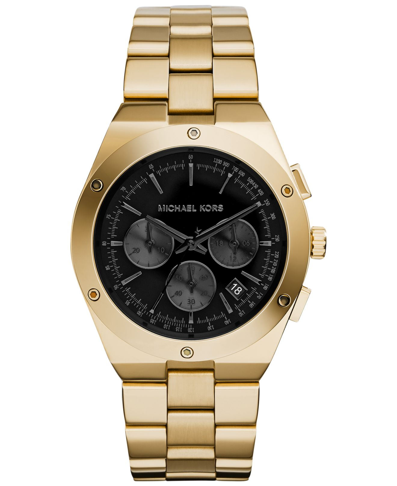 Lyst - Michael Kors Women'S Chronograph Reagan Gold-Tone  