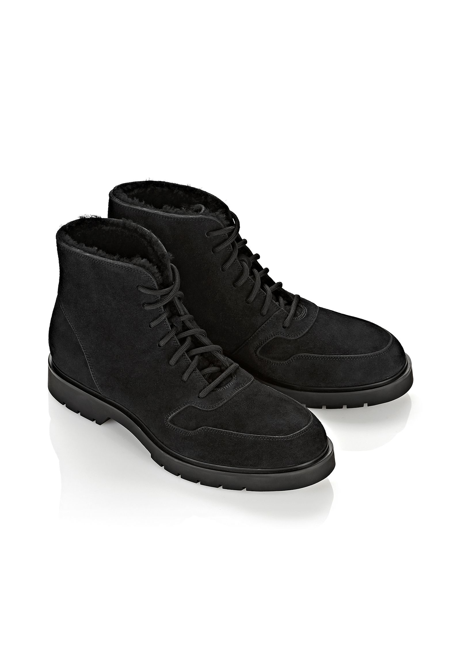 Alexander wang Kaleb Suede Ankle Boots in Black for Men | Lyst