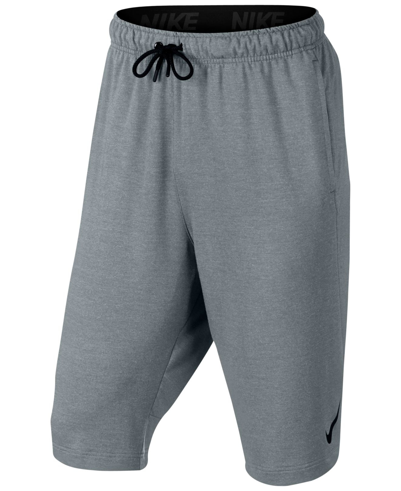 Lyst - Nike Men's Dri-fit Fleece Long Shorts in Gray for Men