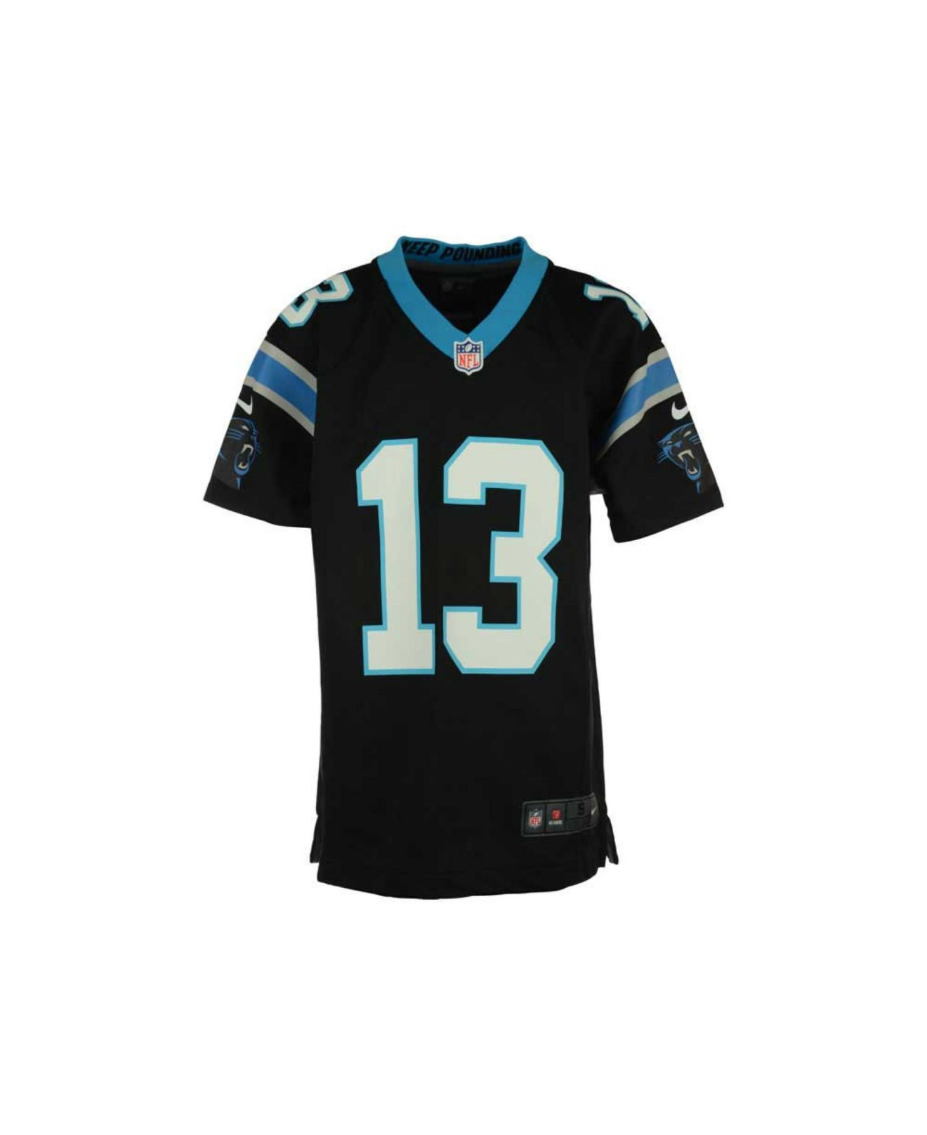 Nike Kids\u0026#39; Kelvin Benjamin Carolina Panthers Game Jersey in Black ...  