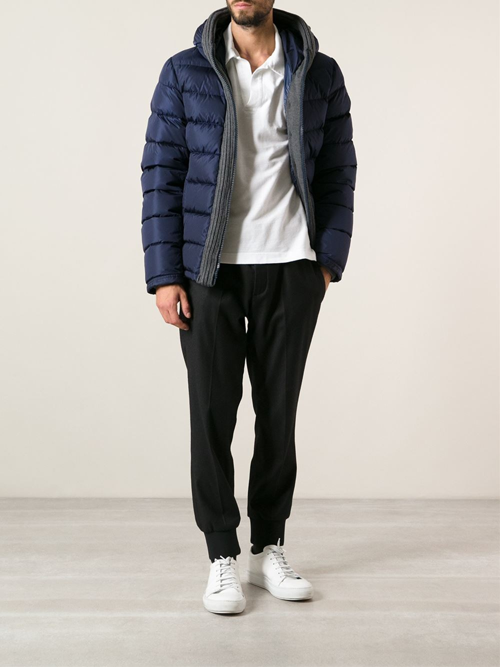 Lyst - Moncler Canut Jacket in Blue for Men