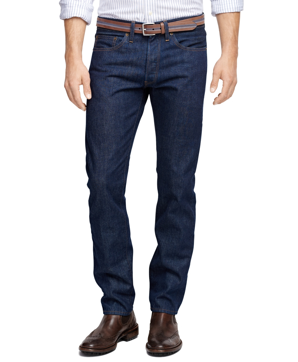Brooks brothers Selvedge Denim Slim Fit Jeans in Blue for Men | Lyst