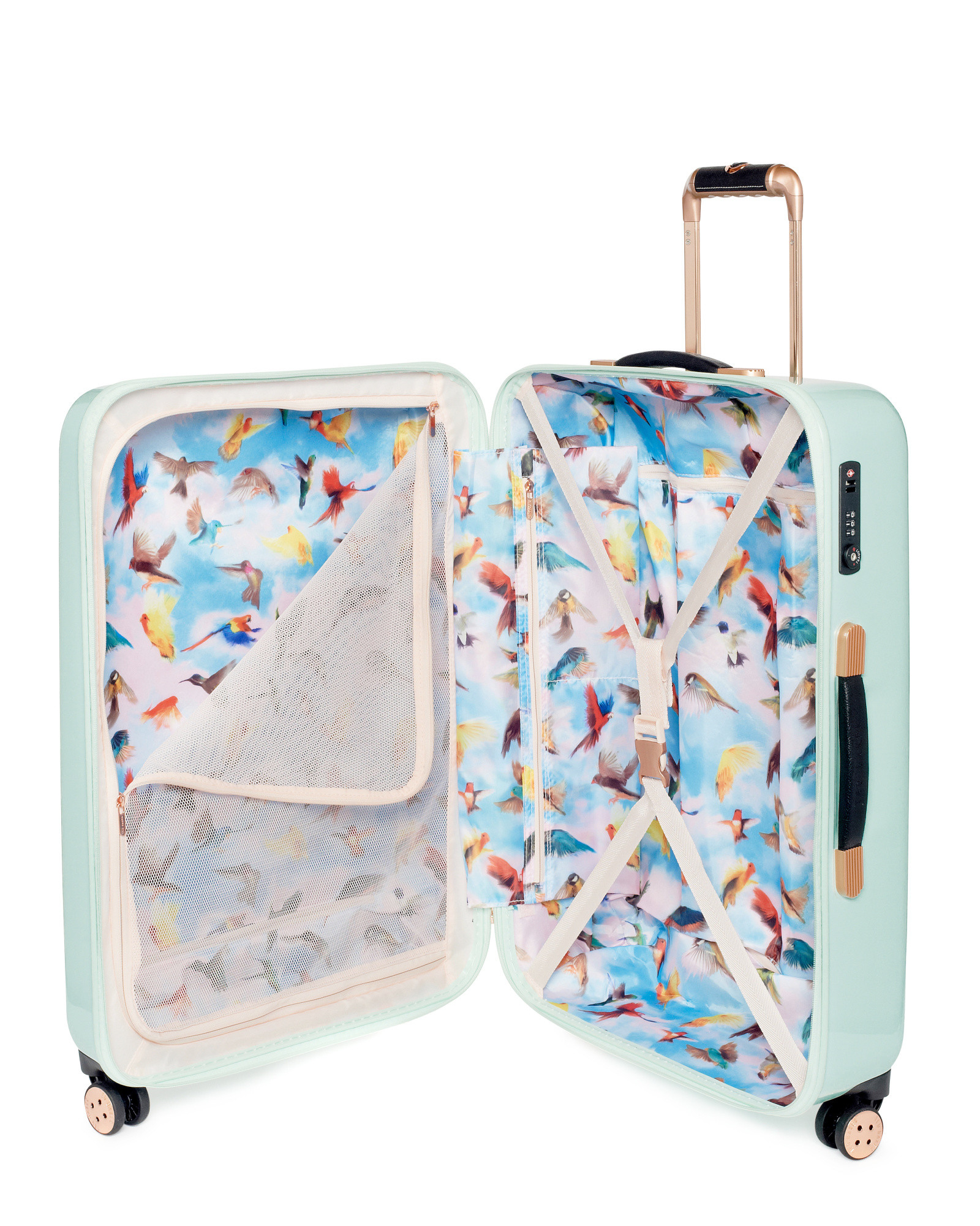 Ted baker Medium Sugar Sweet Floral Suitcase in Multicolor (Pale Green