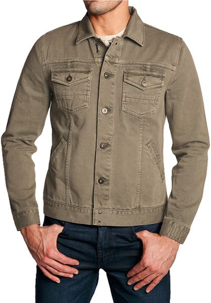 Paige Scout Canvas Jacket in Khaki for Men (TUNDRA) | Lyst