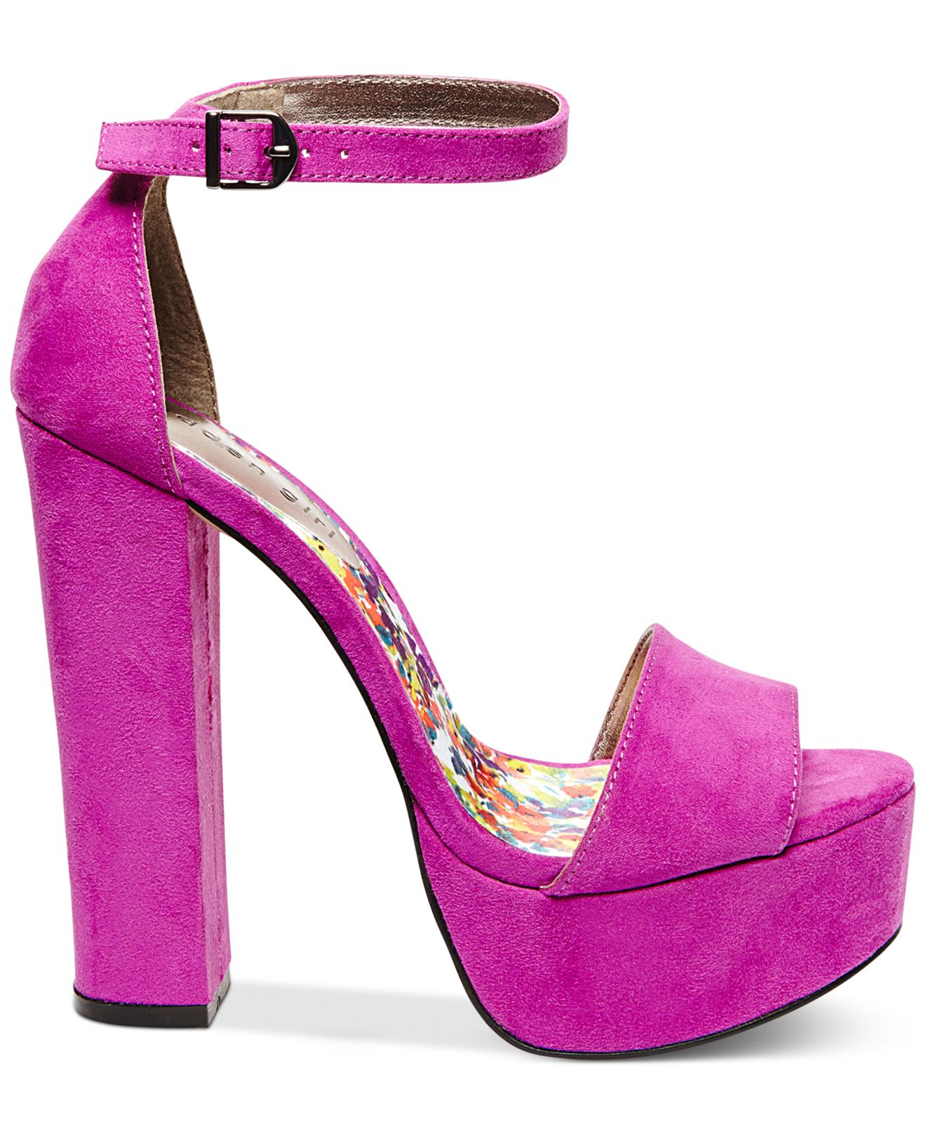 Madden Girl Wallflwr Twopiece Platform Sandals in Pink Lyst