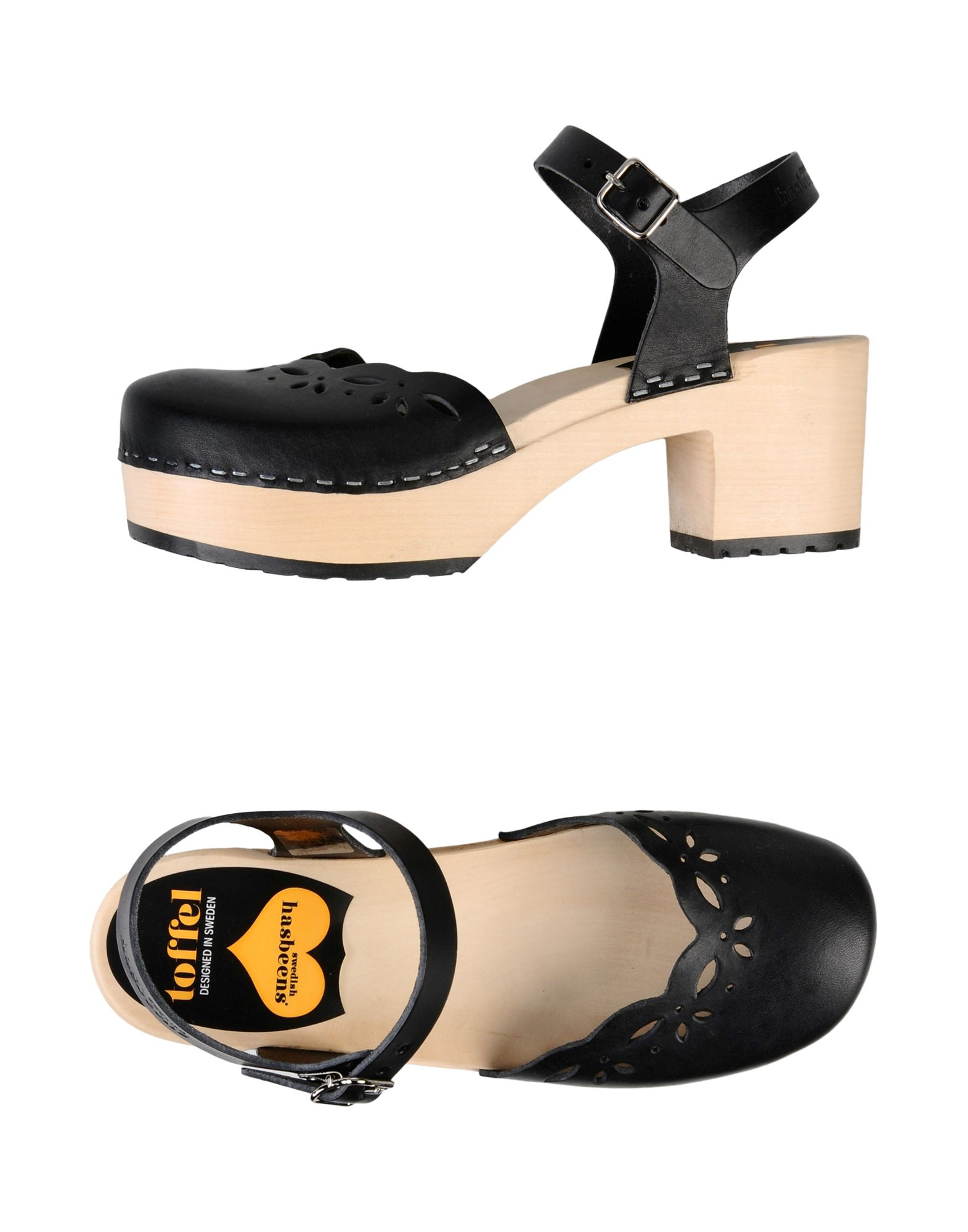 Lyst Swedish Hasbeens Sandals in Black