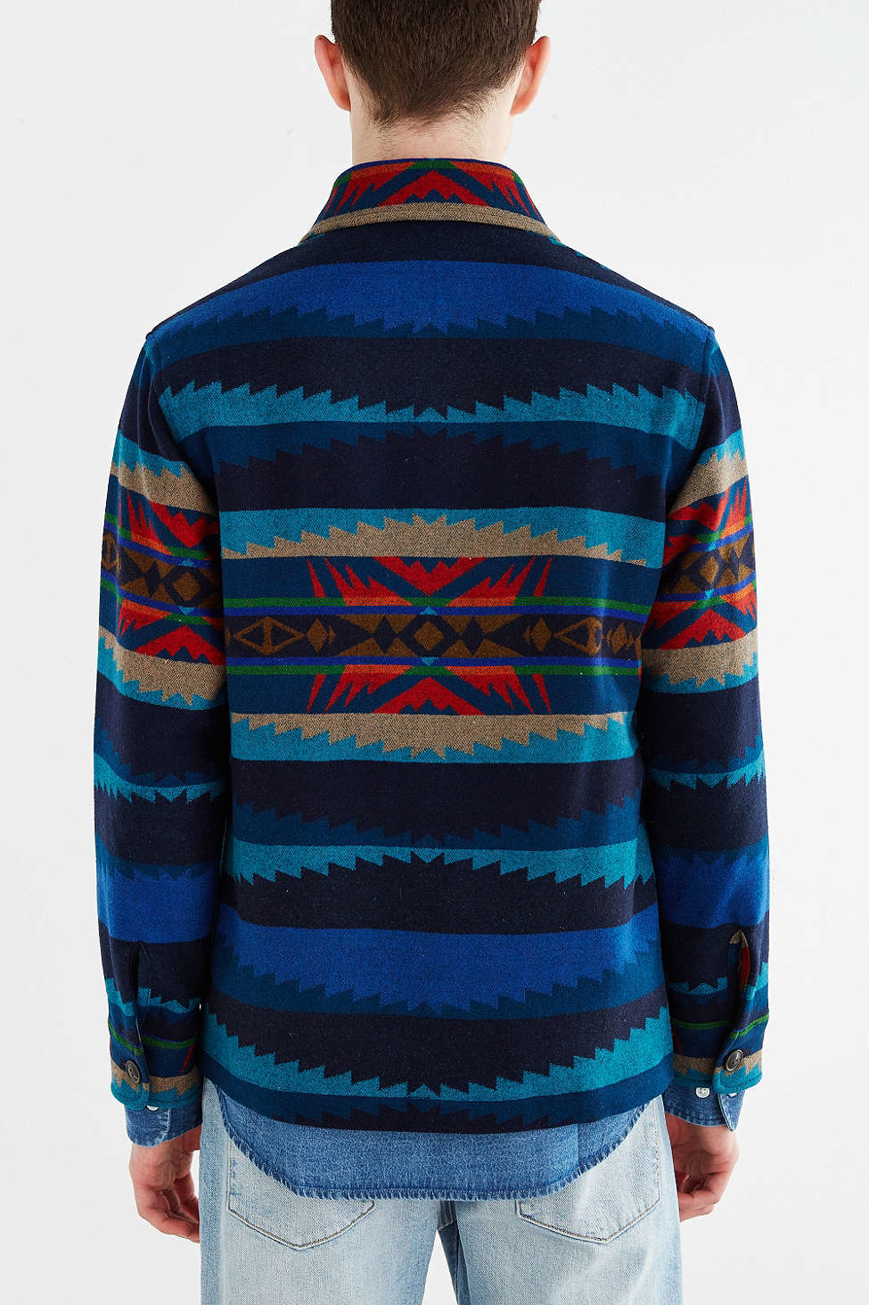 Pendleton X Reyn Spooner Surf Shirt Jacket in Blue for Men | Lyst