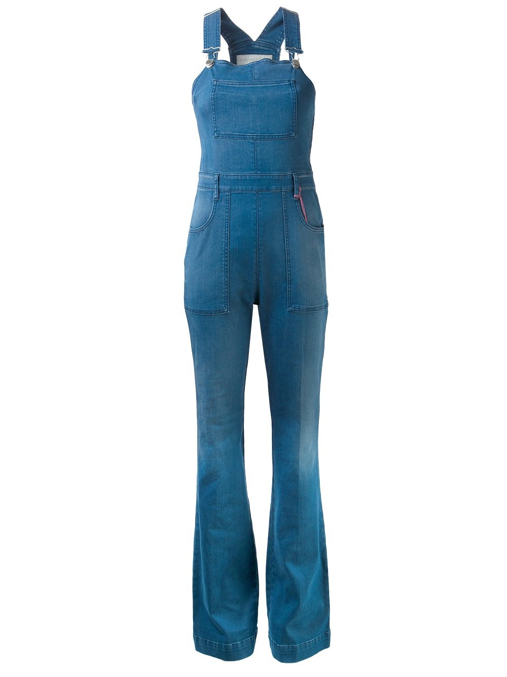 Stella Mccartney Denim Overall Jumpsuit in Blue | Lyst