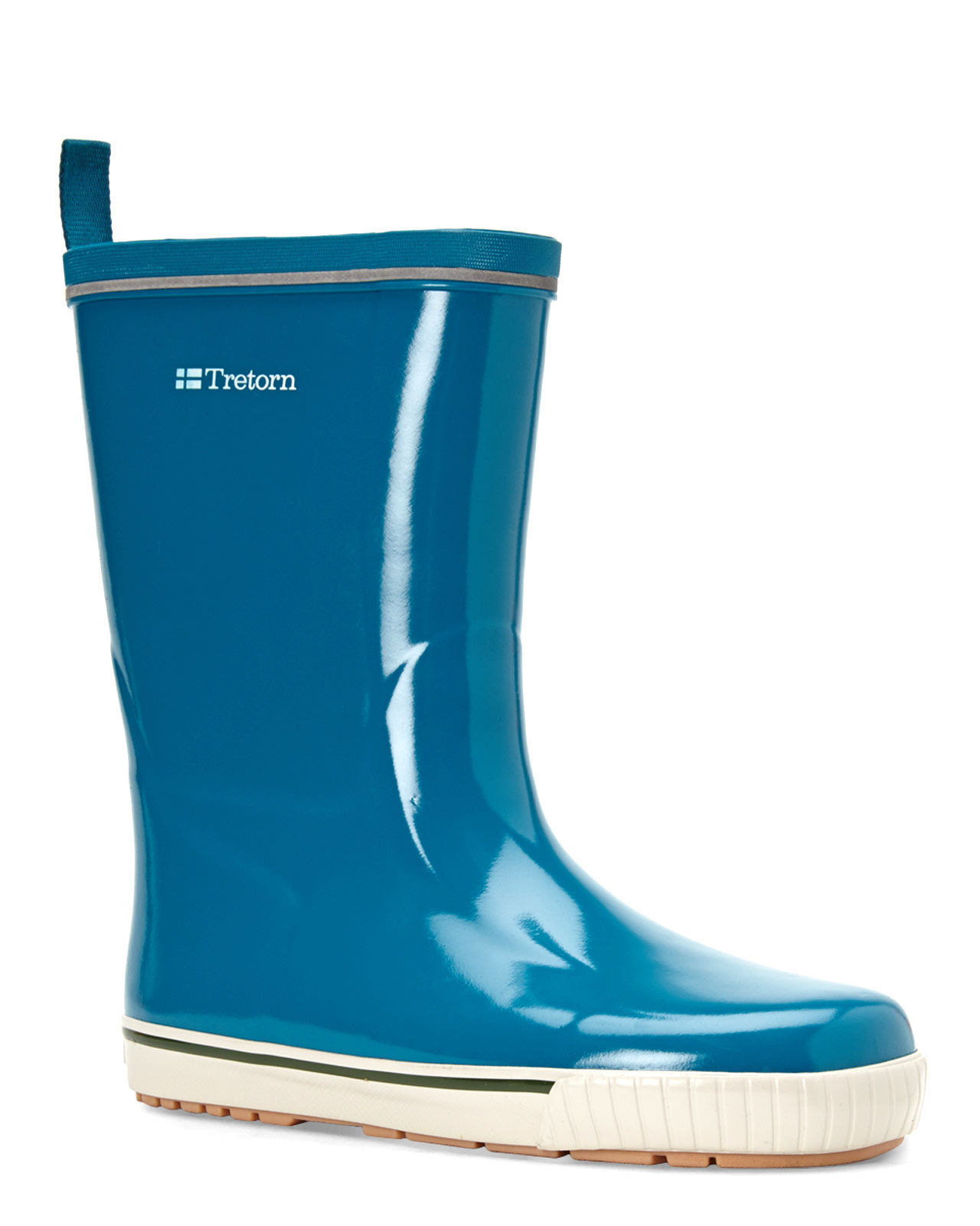 Tretorn Blue Skerry Vinter Shiny Rain Boots in Blue | Lyst