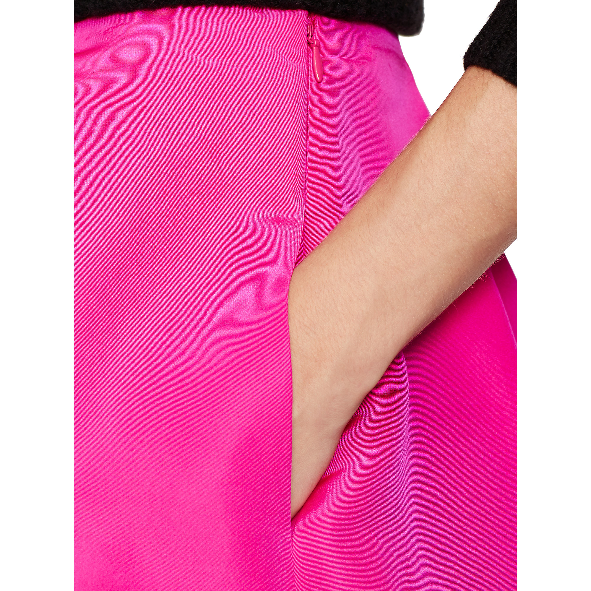 Lyst - Polo Ralph Lauren Pleated Silk Skirt in Pink