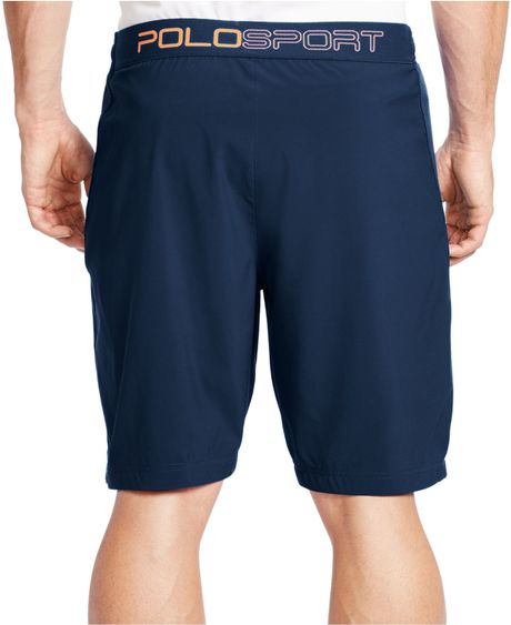 athletic shorts with polo shirt