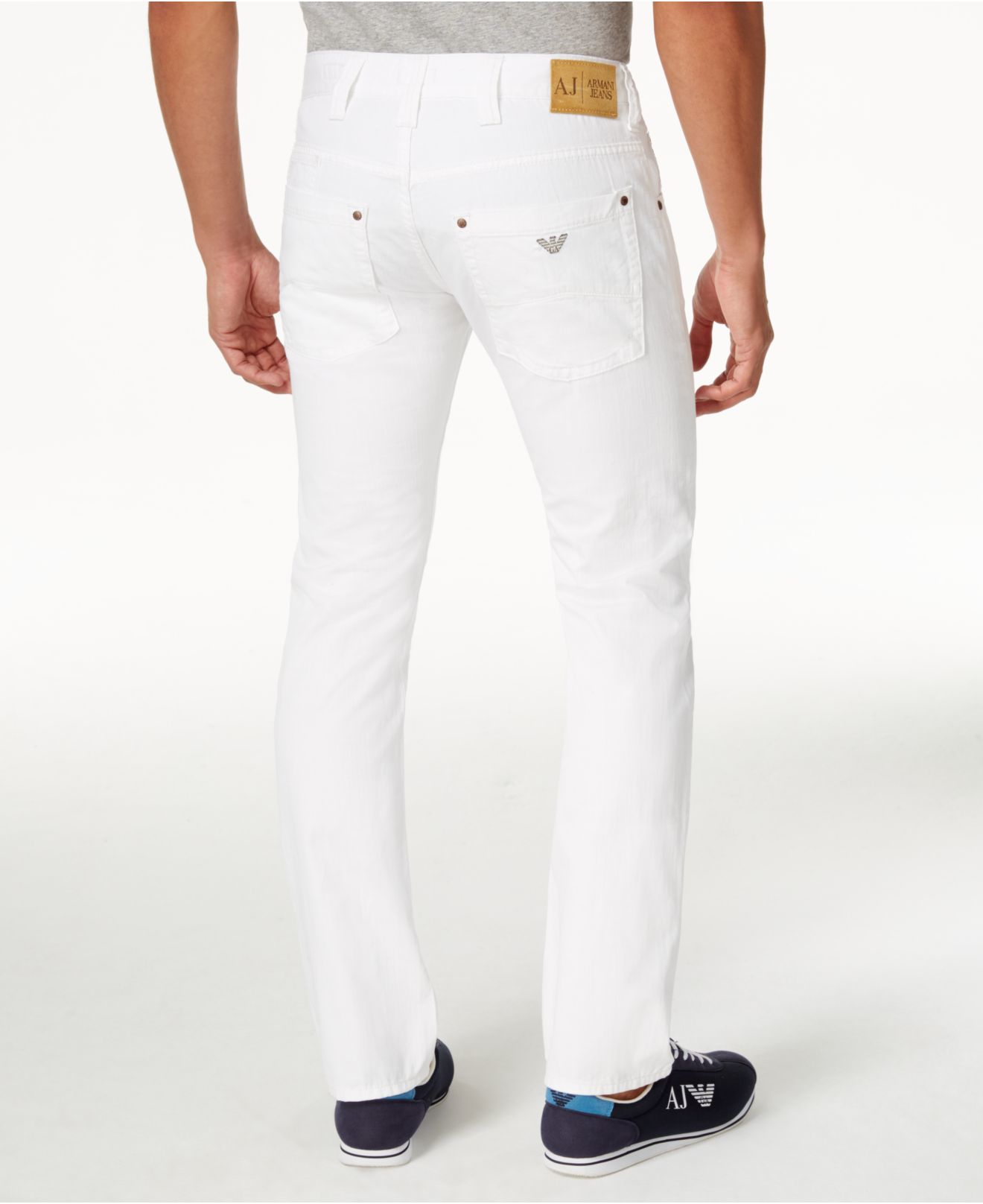 Lyst - Armani Jeans Men's Slim-fit Jeans in White for Men