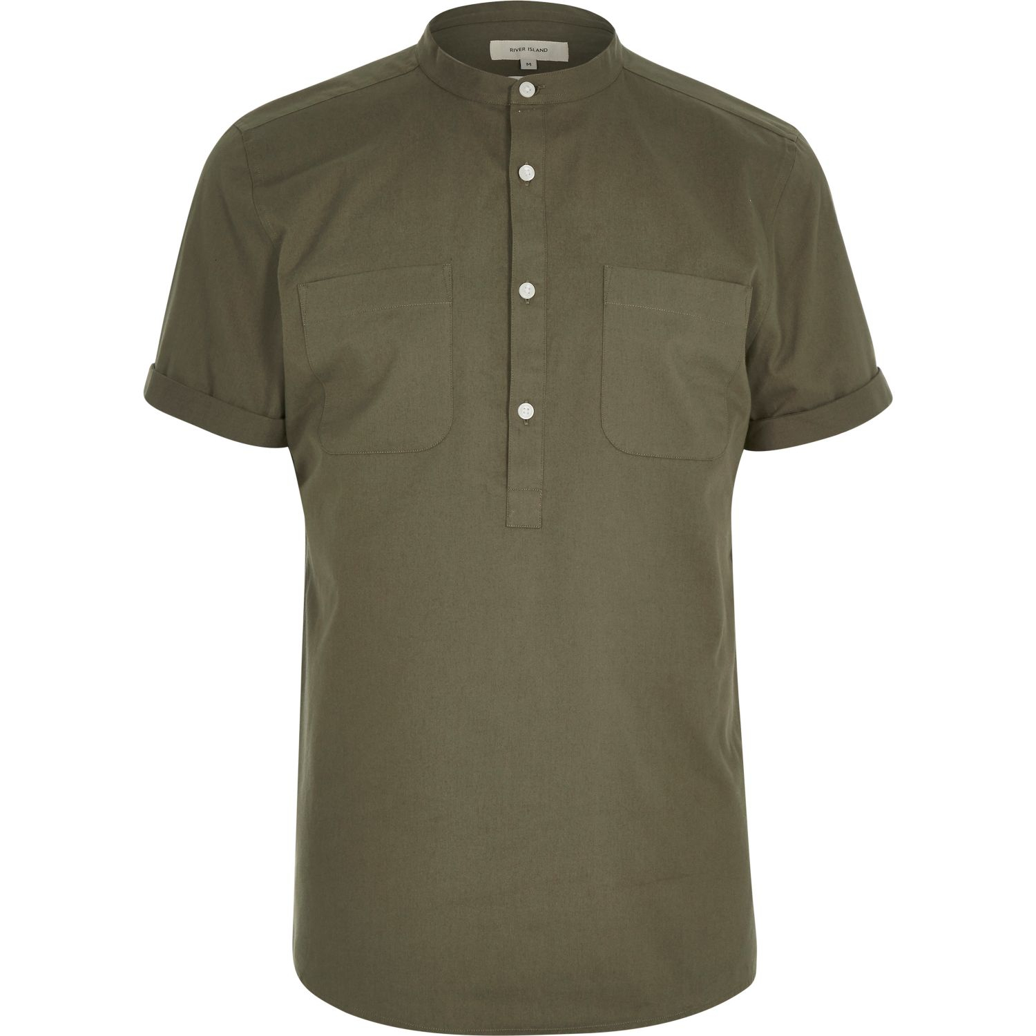 khaki coloured shirt