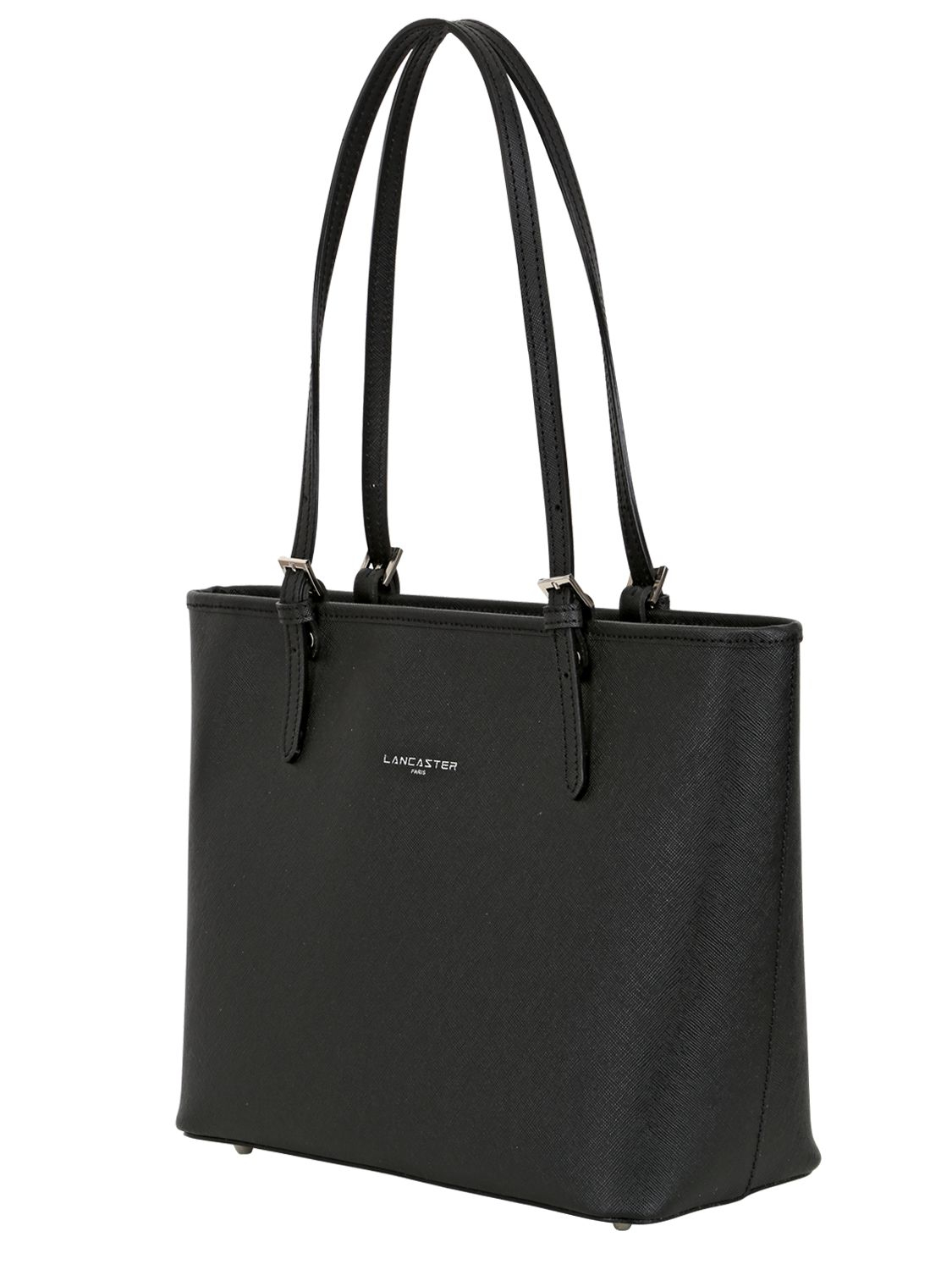 Lyst Lancaster Adele Saffiano Leather Tote Bag in Black