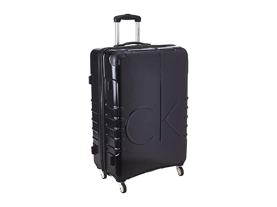 calvin klein black suitcase