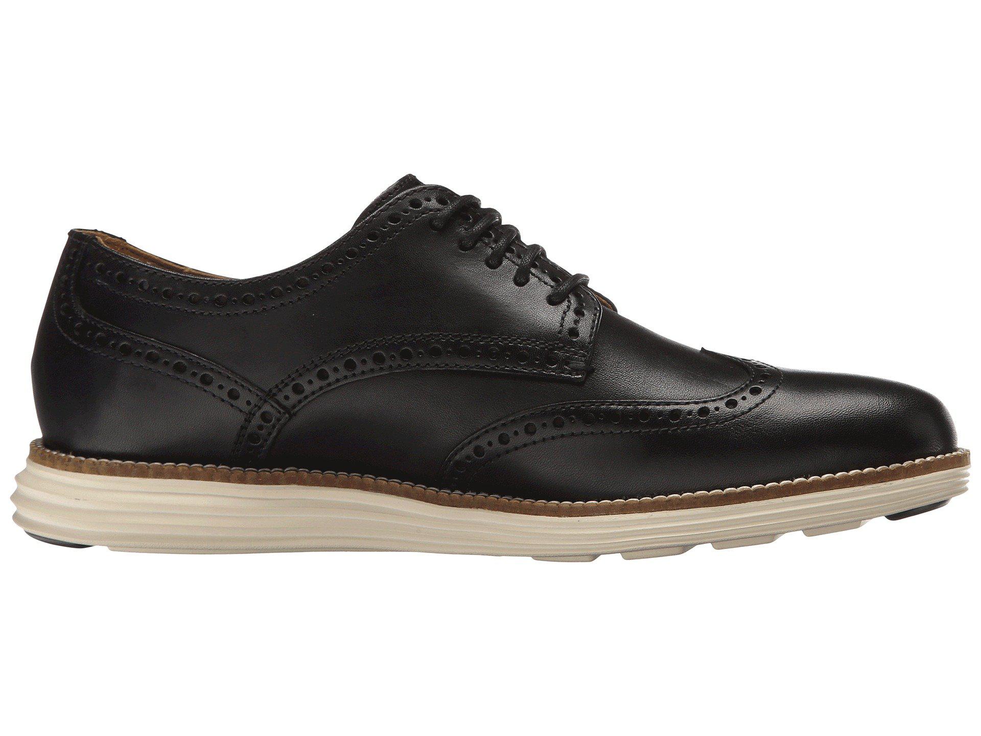 Lyst - Cole Haan Original Grand Wingtip in Black for Men