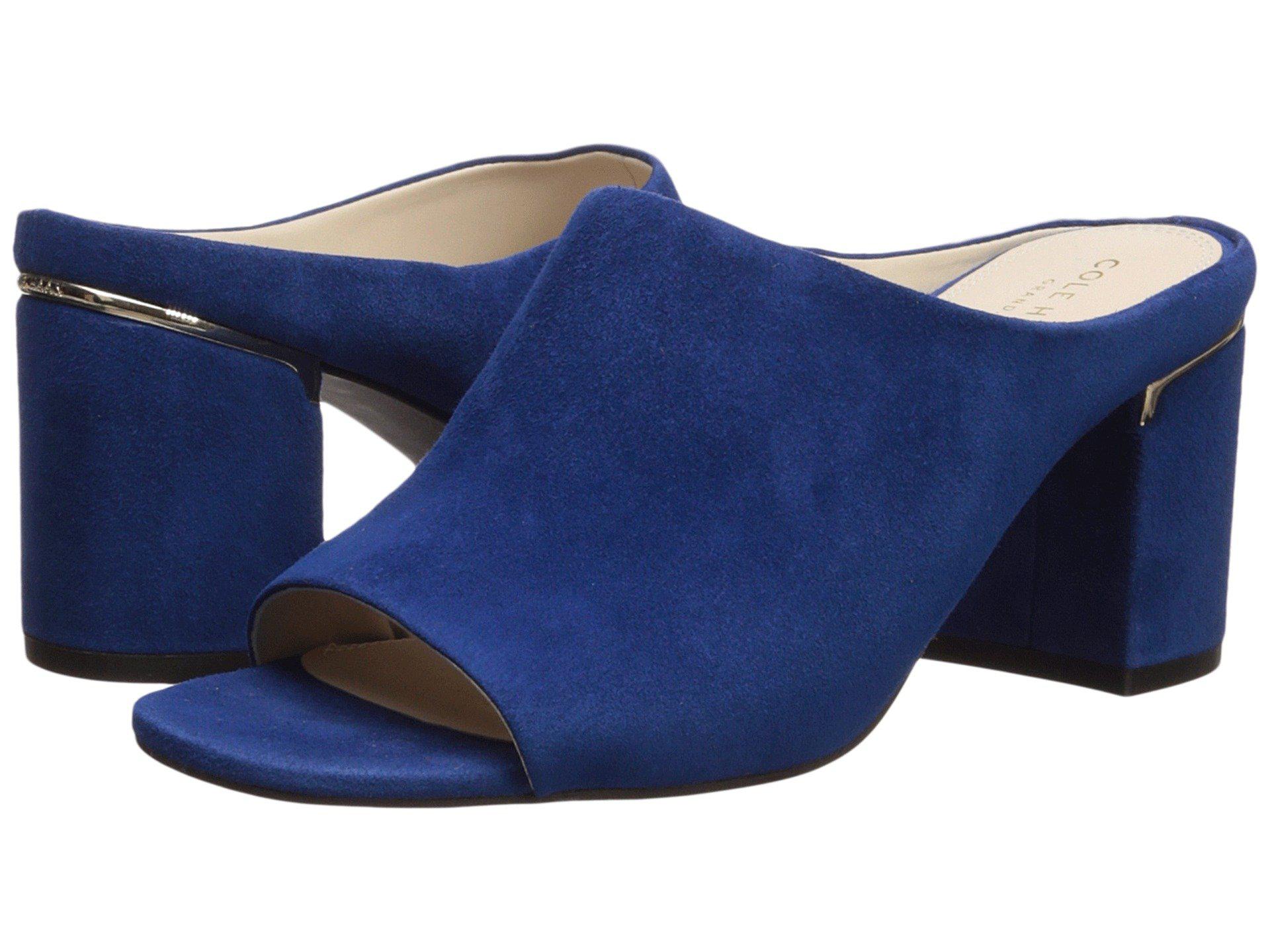 Lyst - Cole Haan Laree Open Toe Mule in Blue - Save 22.98850574712644%