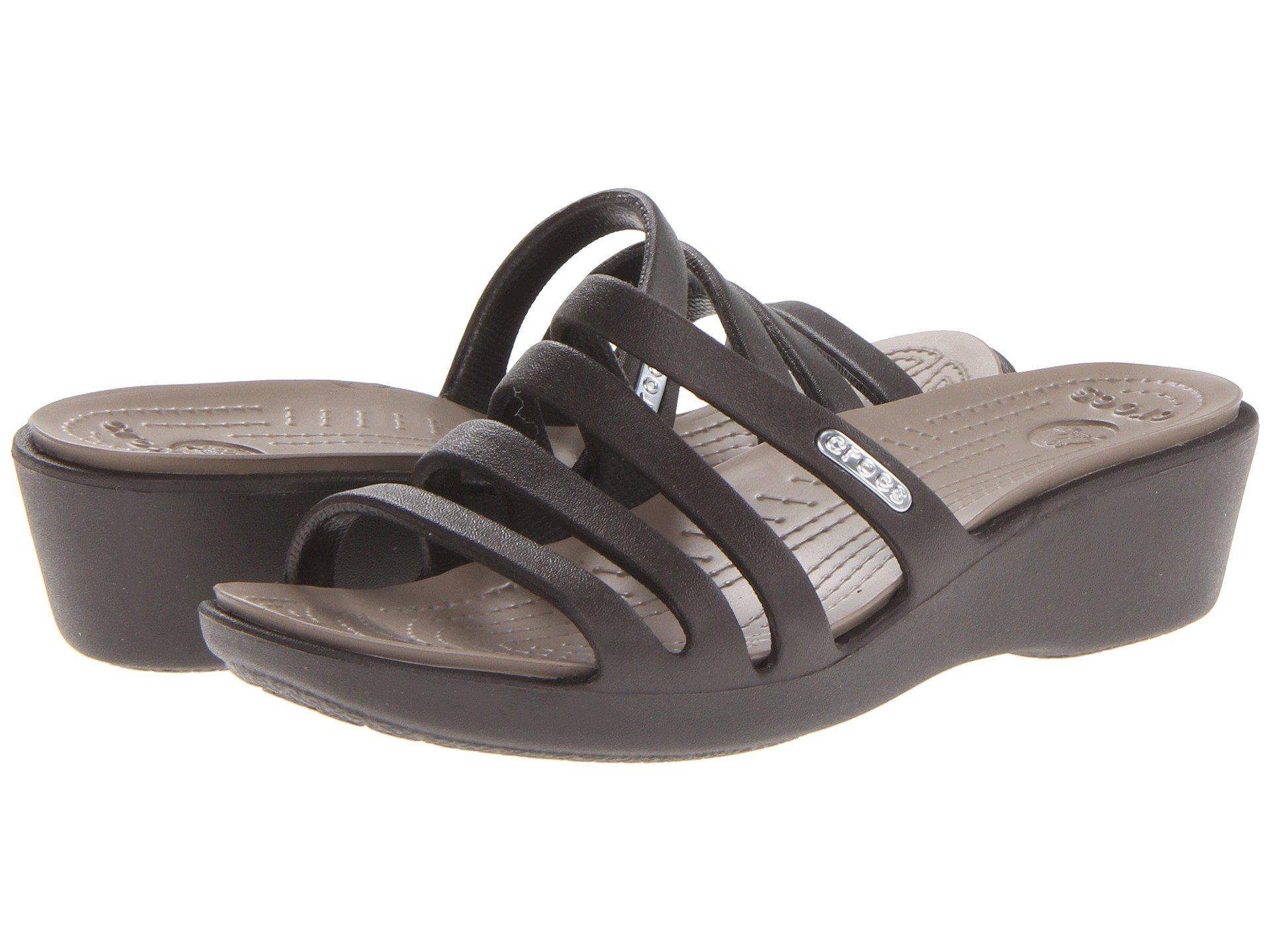 Crocs™ Rhonda Wedge Sandal - Lyst