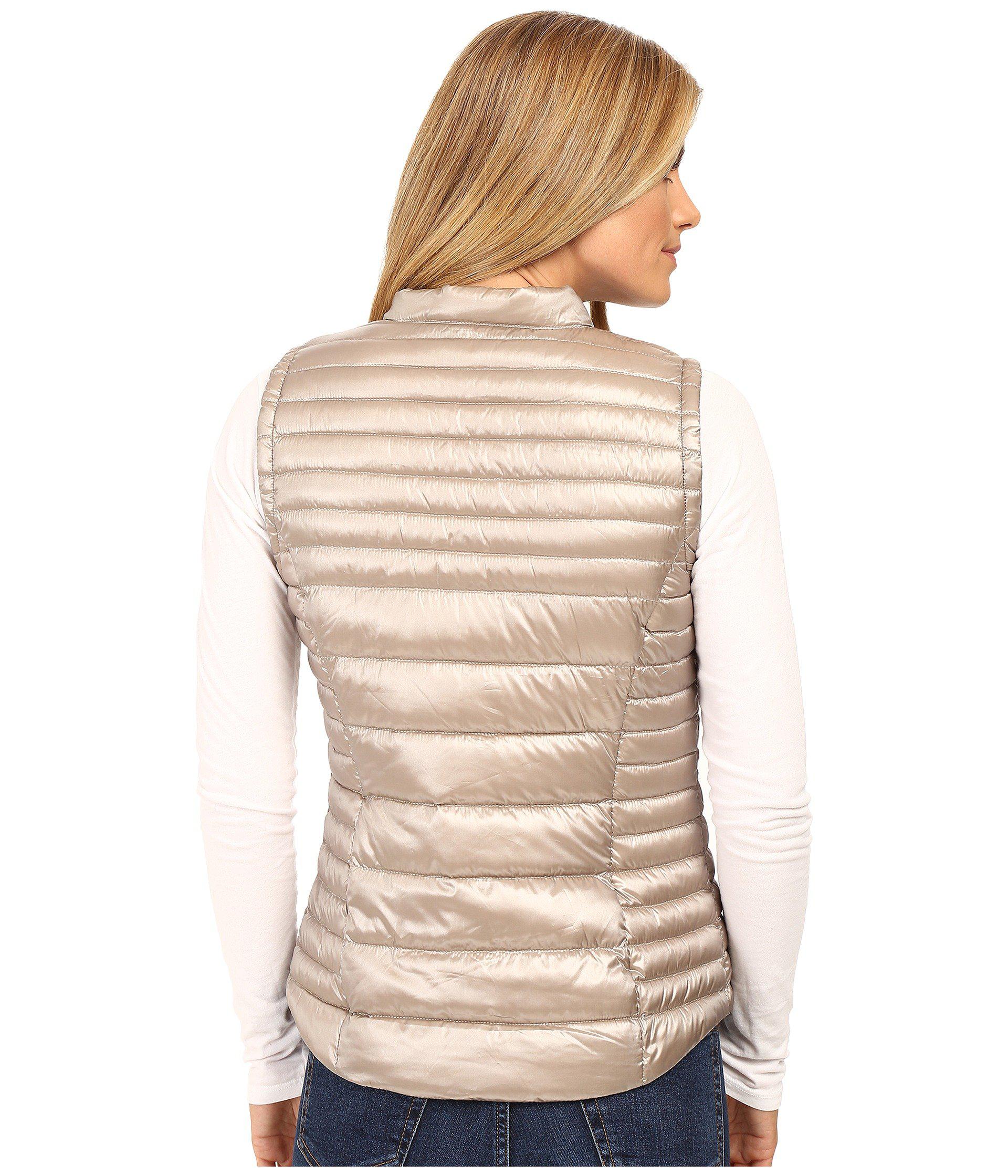 Lyst - Calvin Klein Metallic Puffer Vest