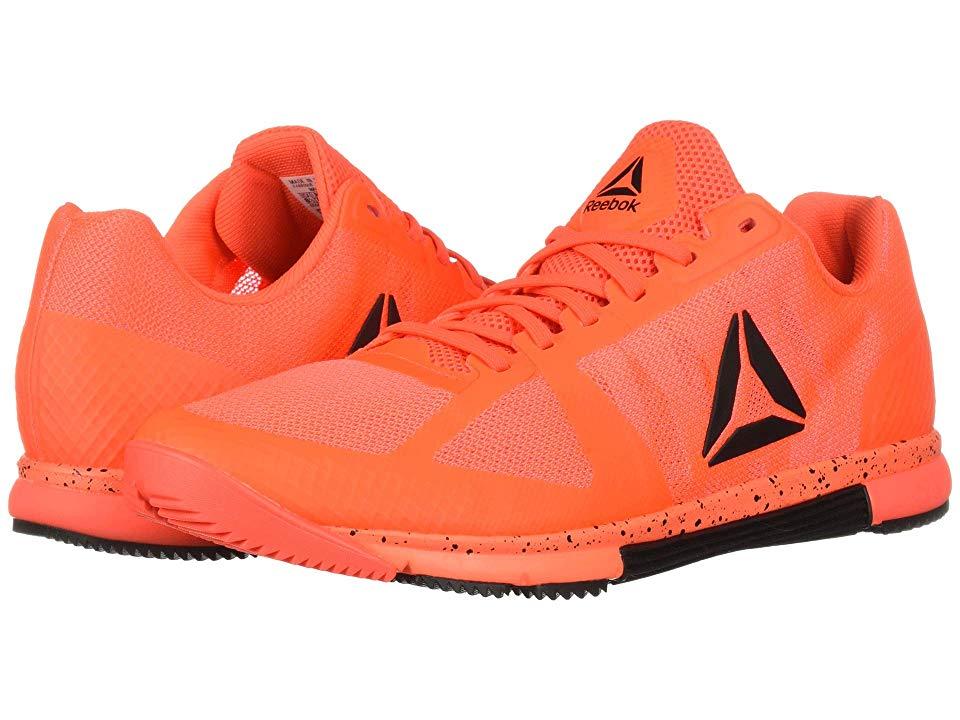 reebok orange running shoes
