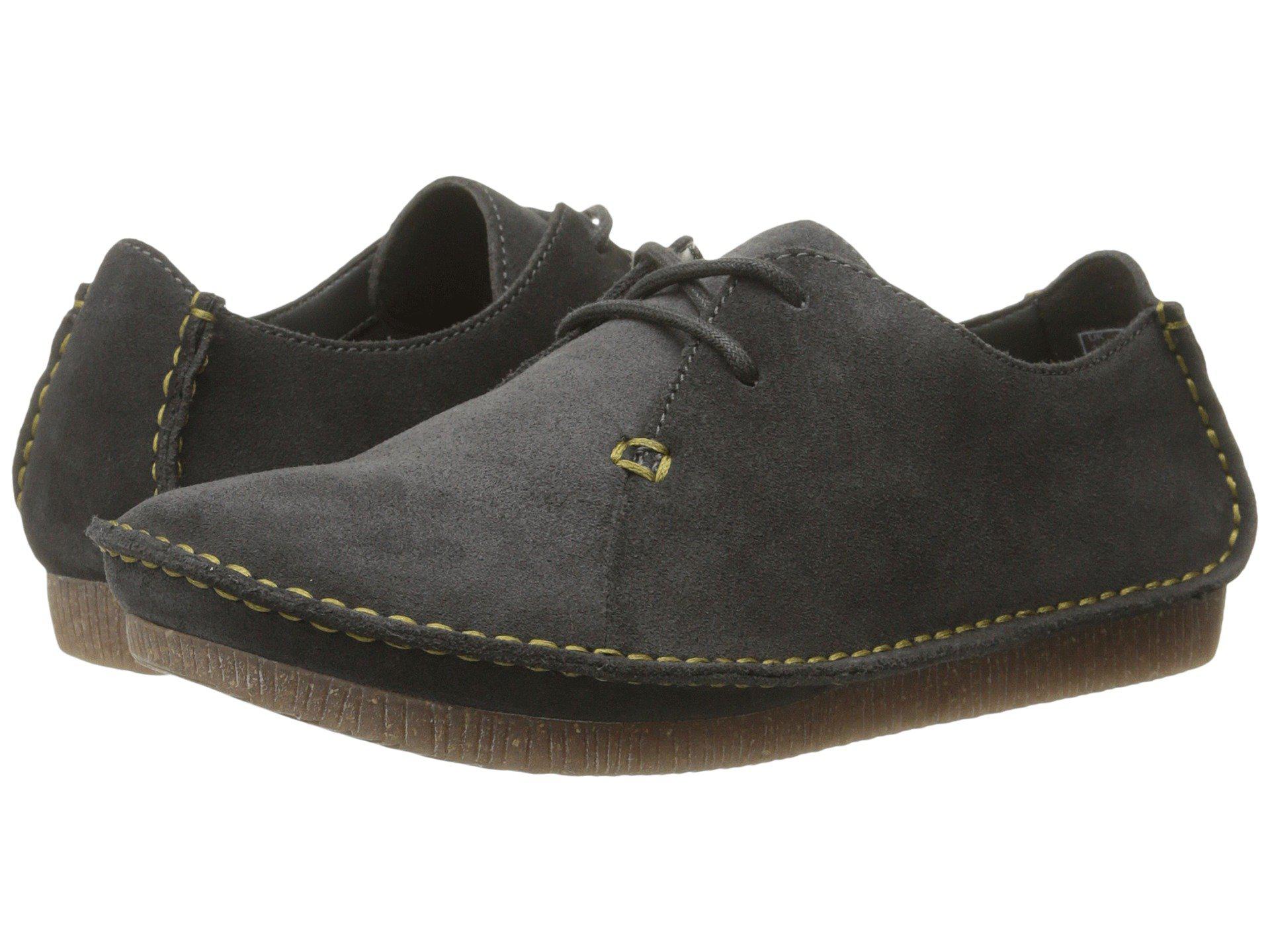 clarks janey mae blue suede