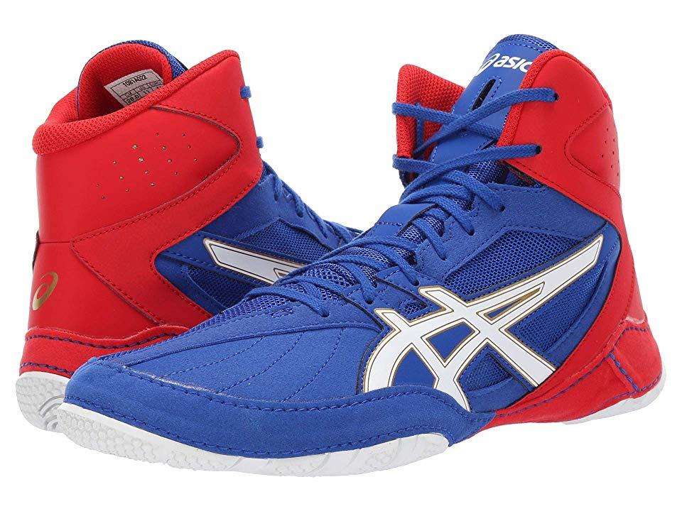 Asics Matcontrol ( Blue/white) Wrestling Shoes in Gray for