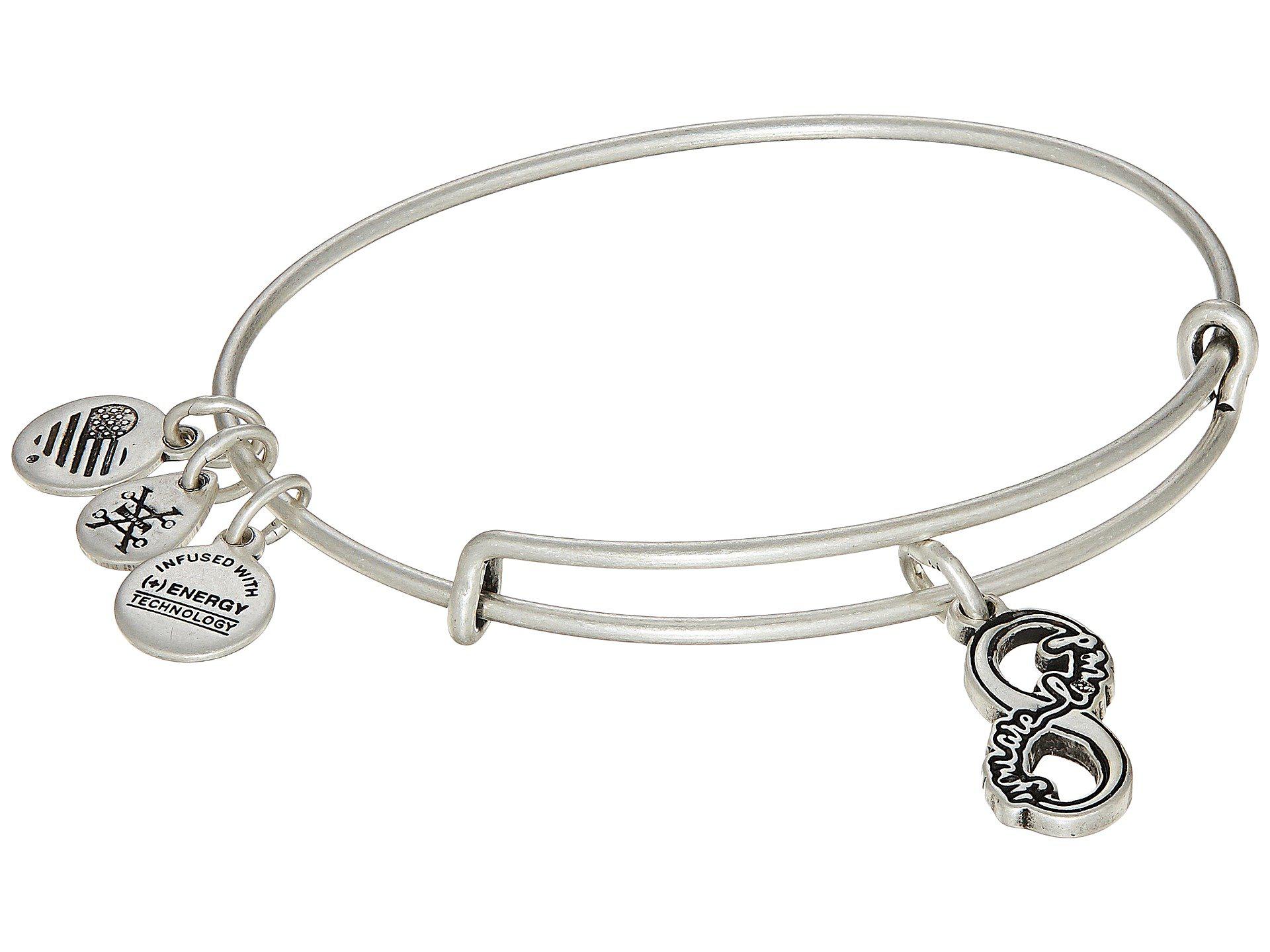 Lyst Alex And Ani You Are Loved Infinity Bracelet In Metallic Gallery