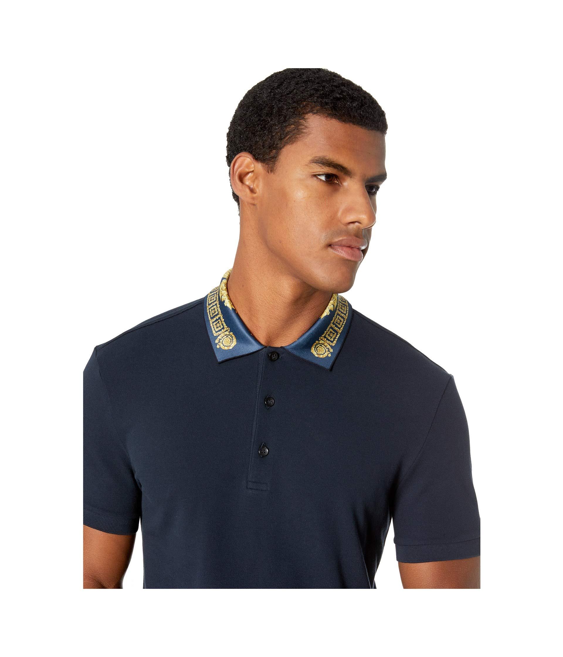 versace polo blue