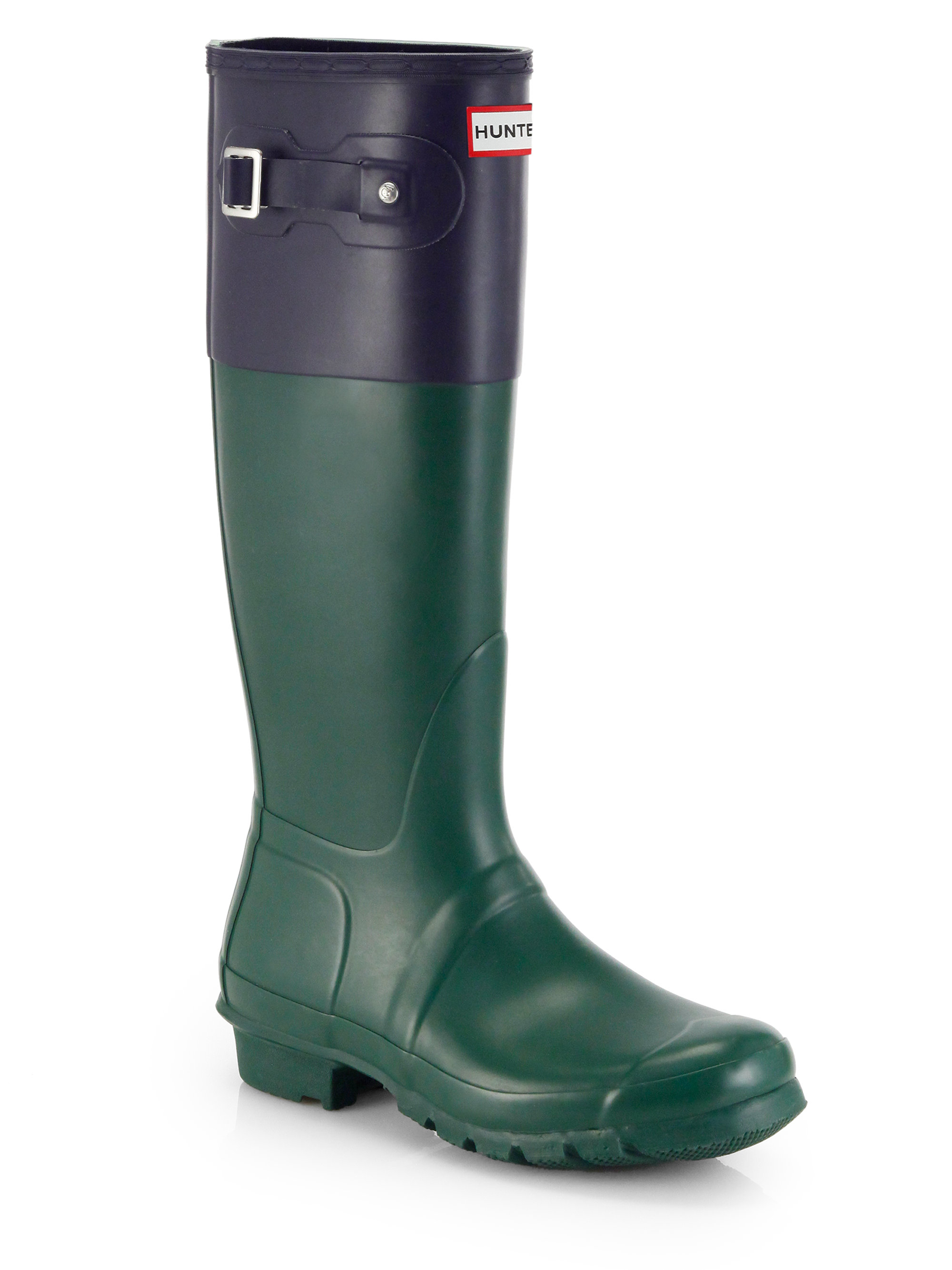 hunter boots color block
