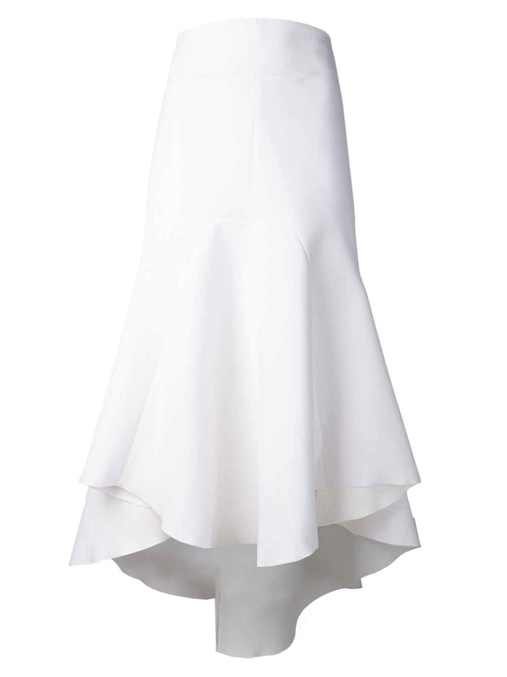 Lyst - Ellery Crepe Fluted Skirt in White