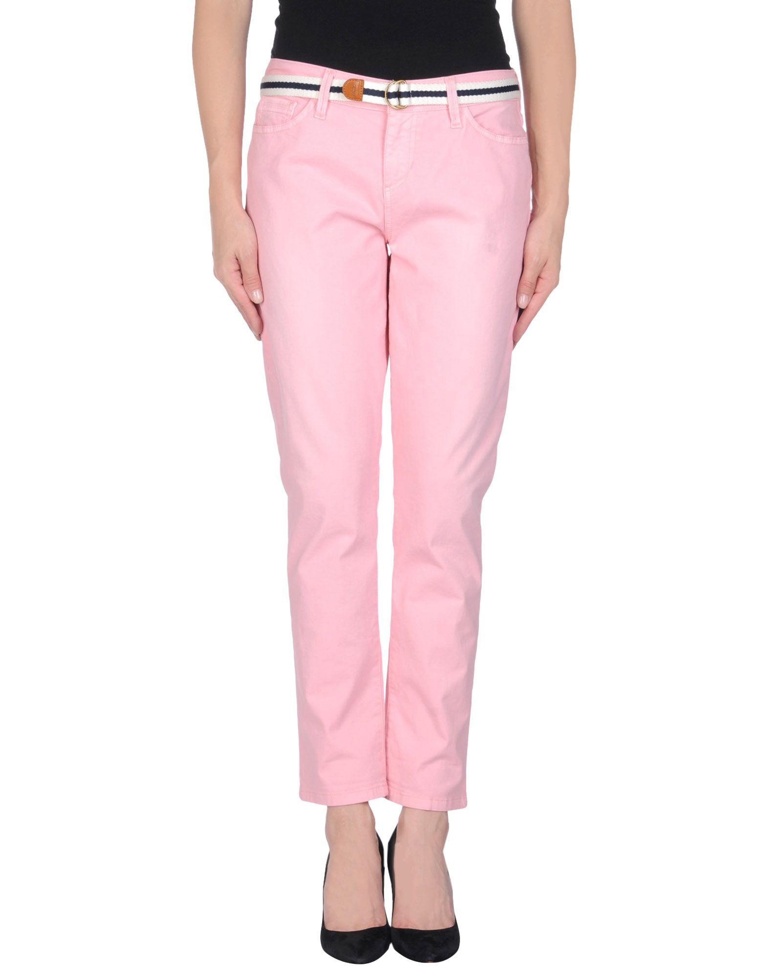 pink straight pants