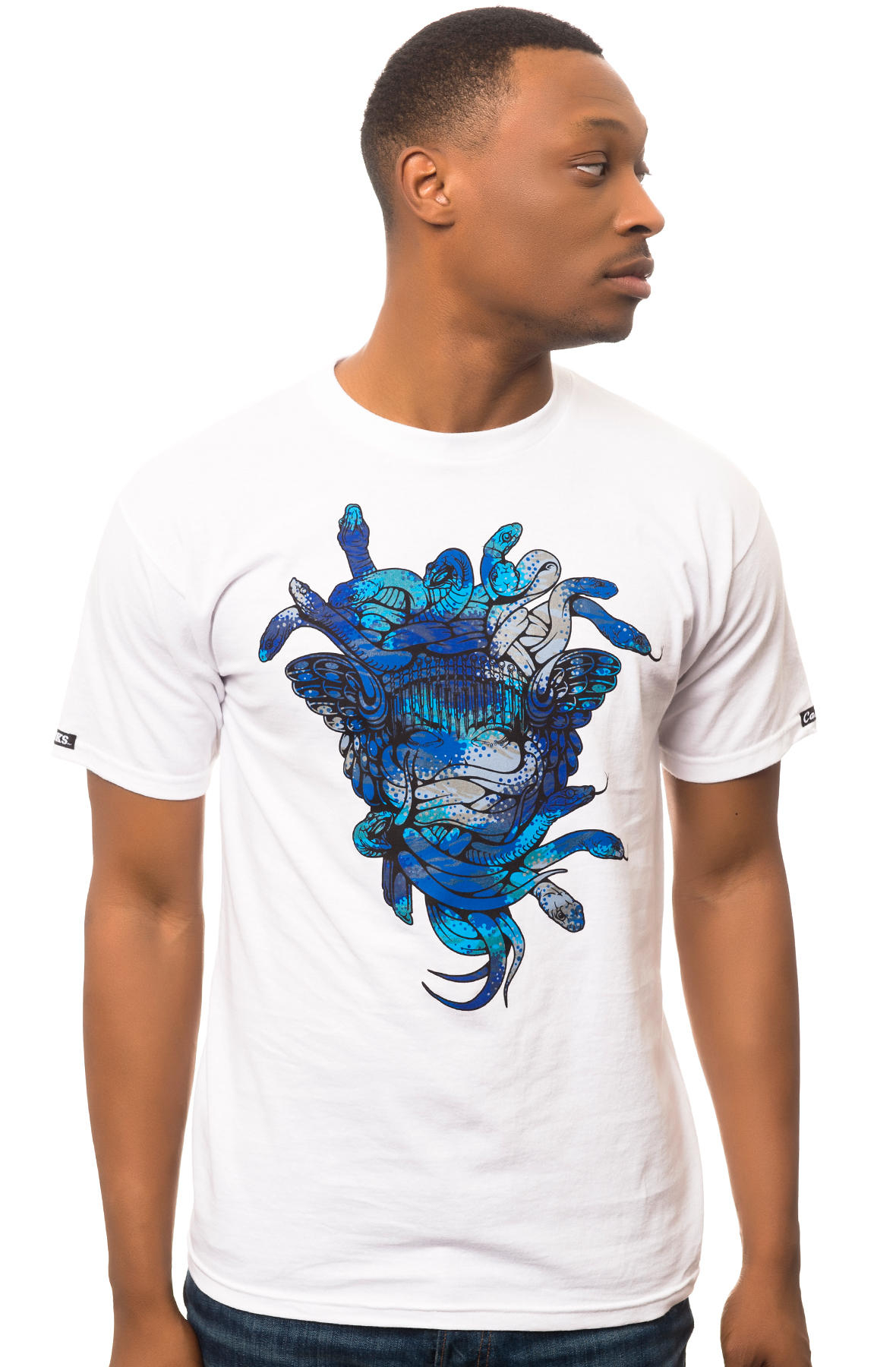 Crooks And Castles The Camo Medusa Tee in White for Men | Lyst