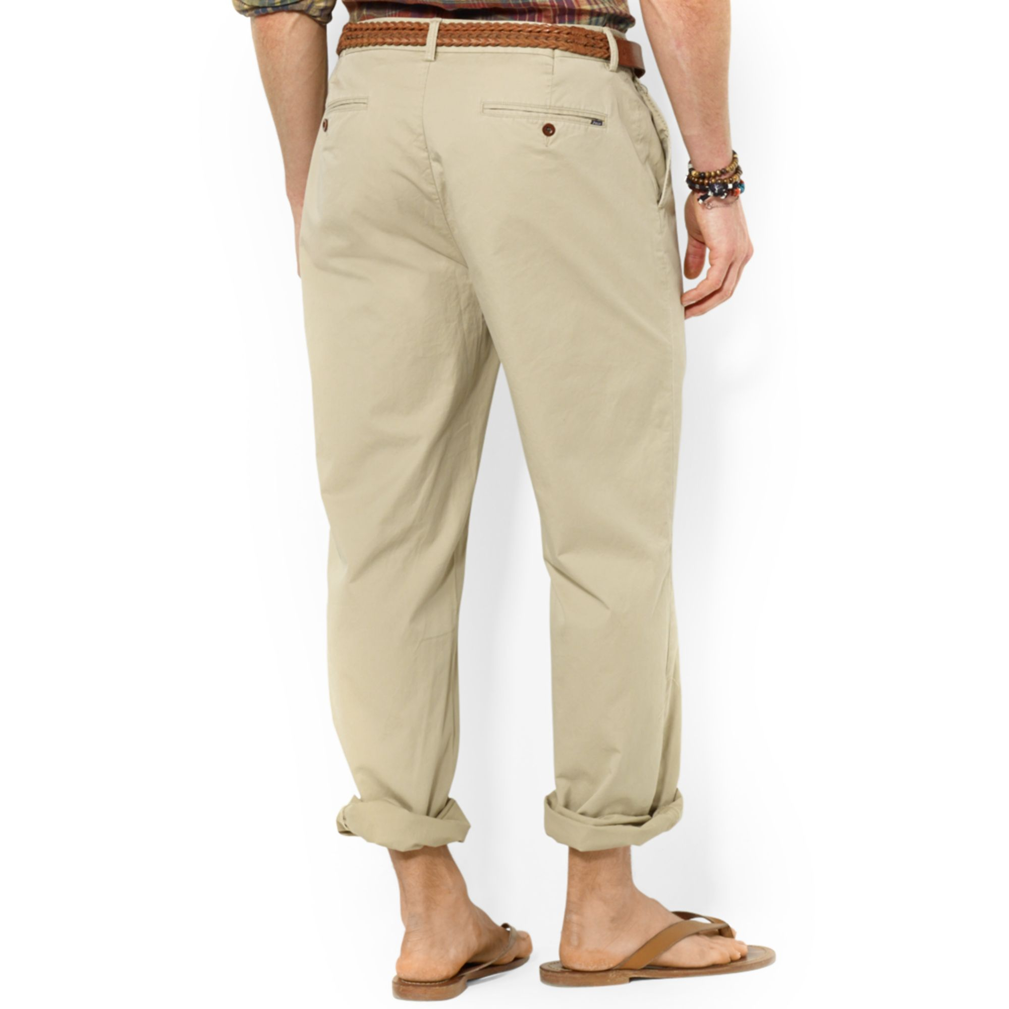 Polo ralph lauren Polo Classicfit Lightweight Chino Pant in Natural for ...