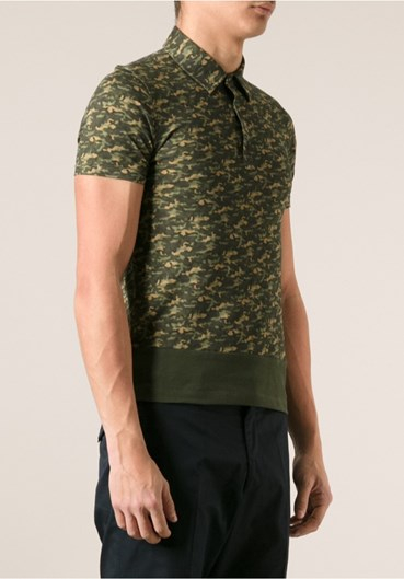 camo moncler polo