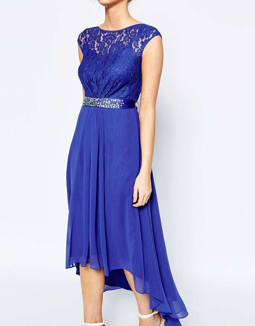 Coast Lori Lee Maxi Dress In Cobalt Blue in Blue | Lyst