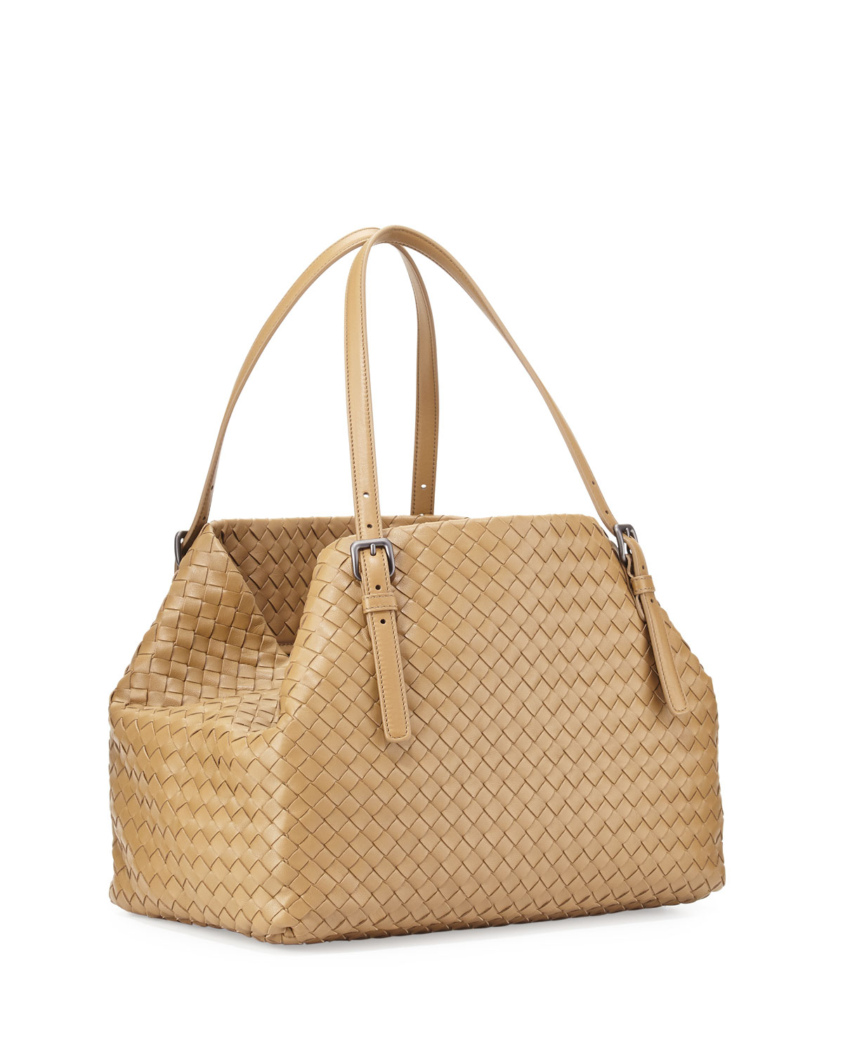 Bottega Veneta Beige Veneta Medium Ashaped Tote Bag Lyst