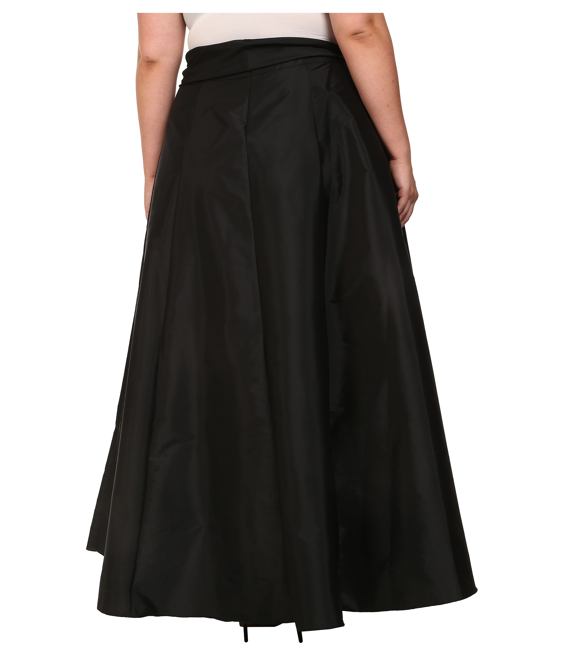 Lyst Adrianna Papell Plus Size High Low Ball Skirt In Black 1645