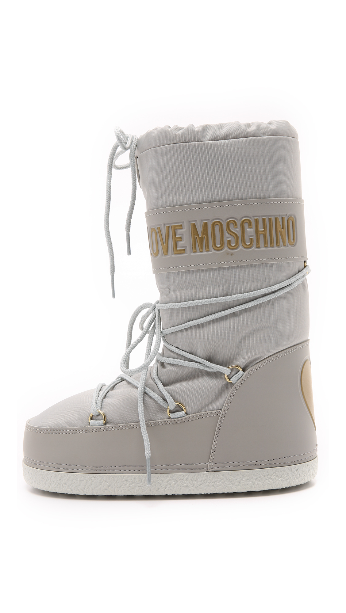 Boutique Moschino Love Moschino Snow Boots - White in Gray - Lyst