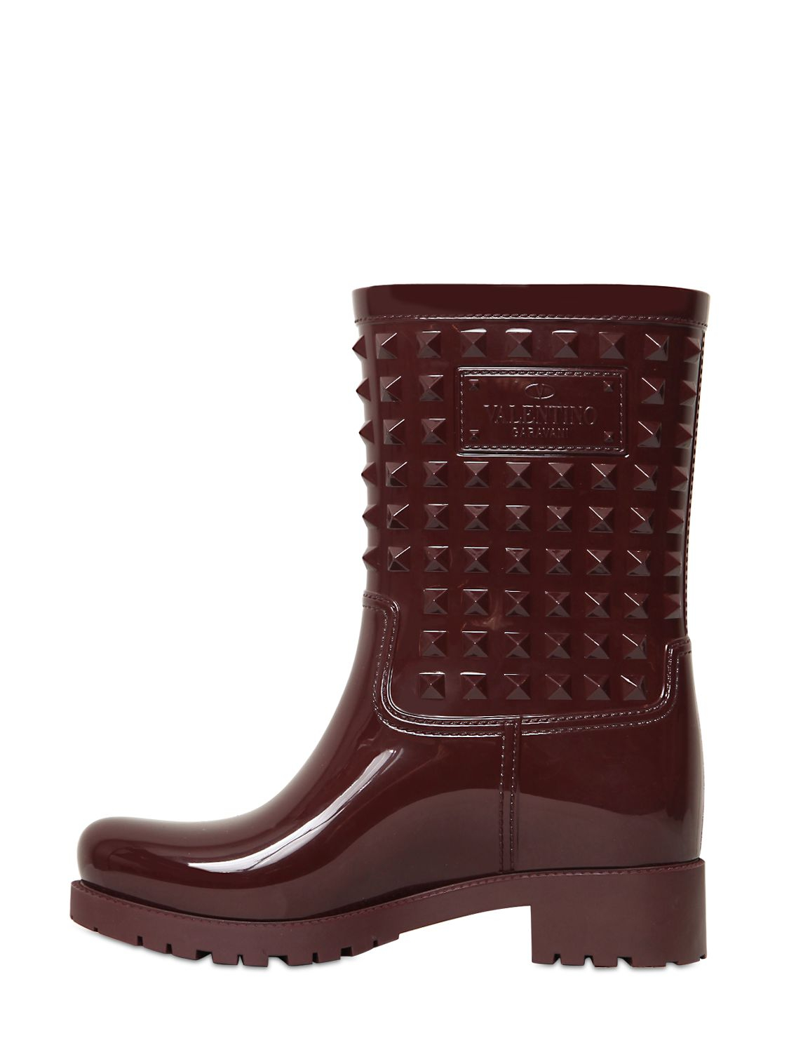 studded rain boots