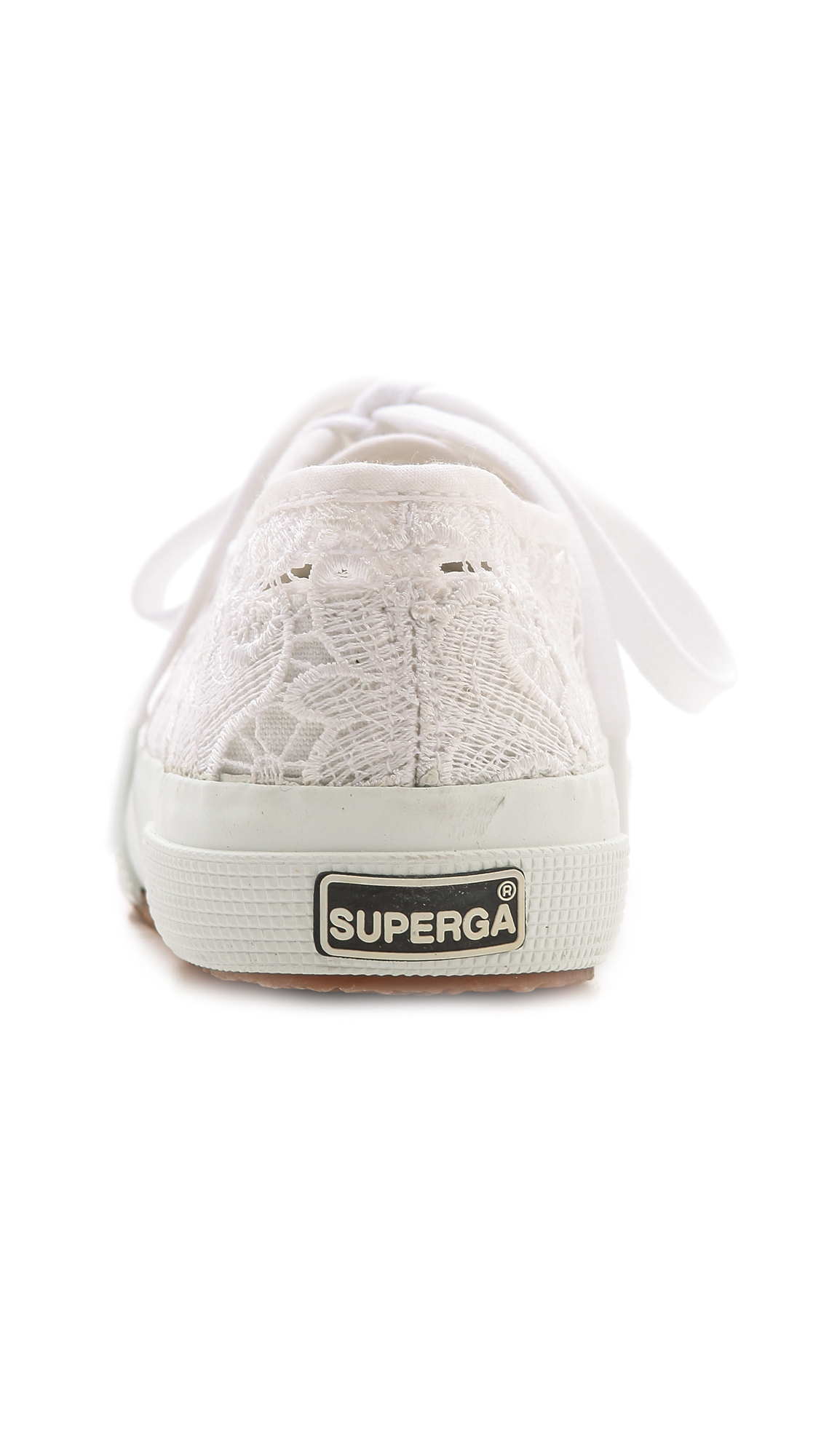 Superga Lace Sneakers In White Lyst 8160