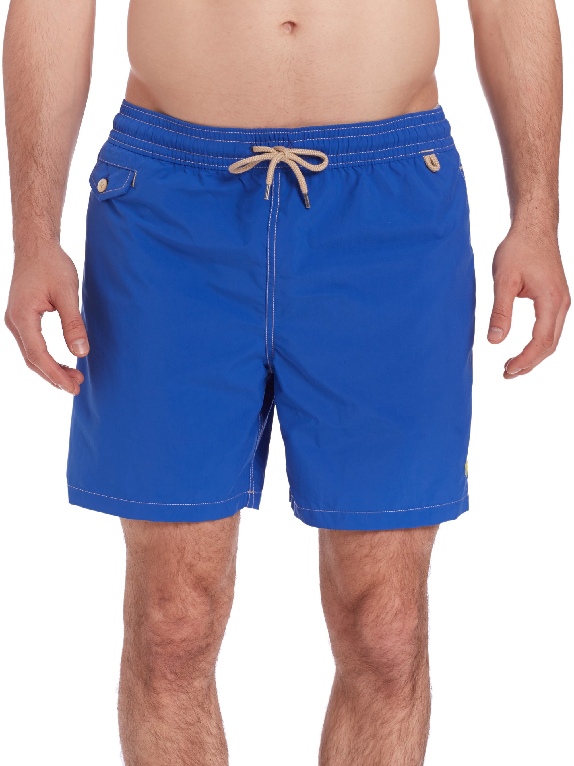 Lyst - Polo Ralph Lauren Traveler Swim Shorts in Blue for Men