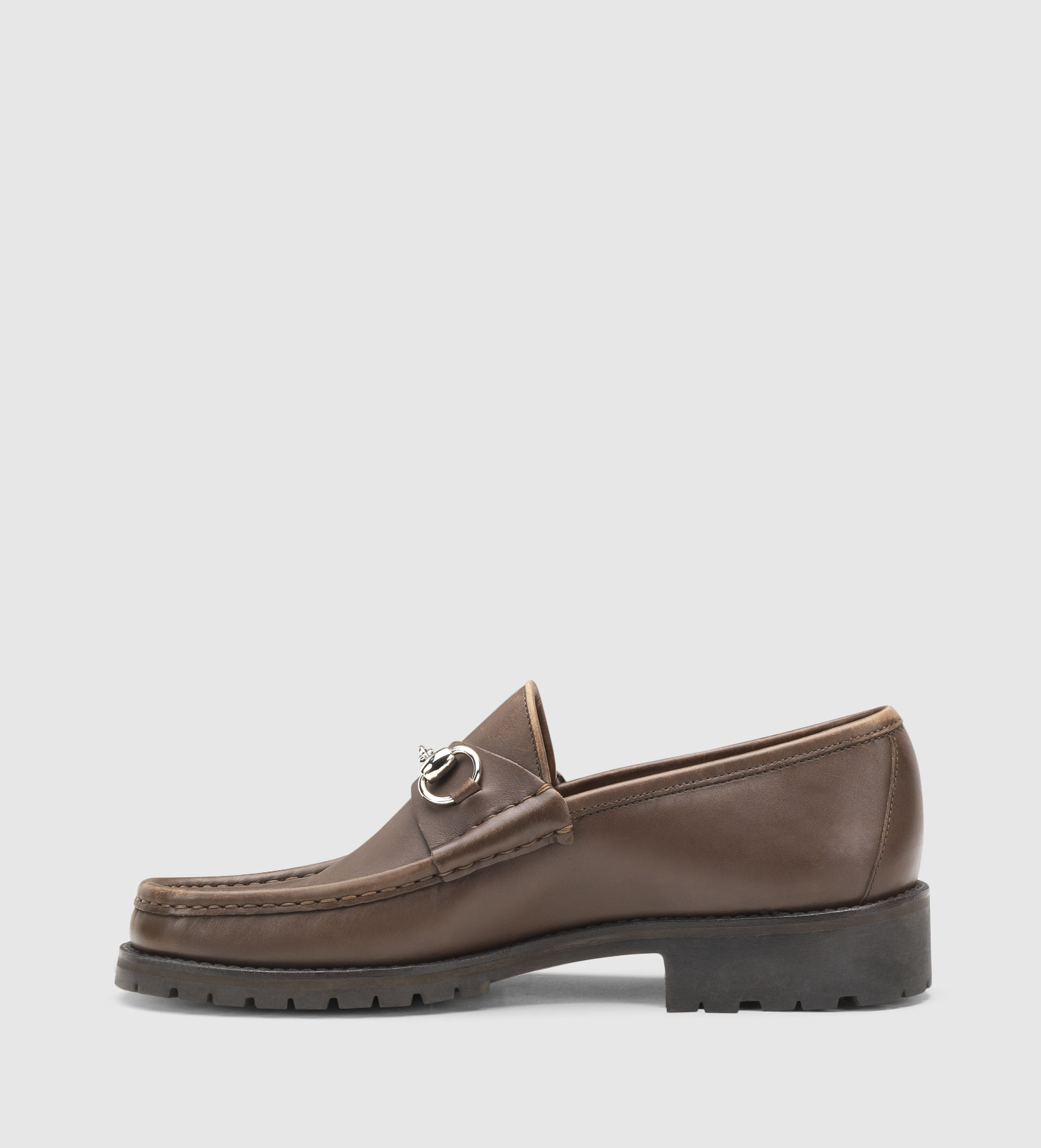 Lyst - Gucci Men's Horsebit Loafer In Brown Leather in Brown for Men