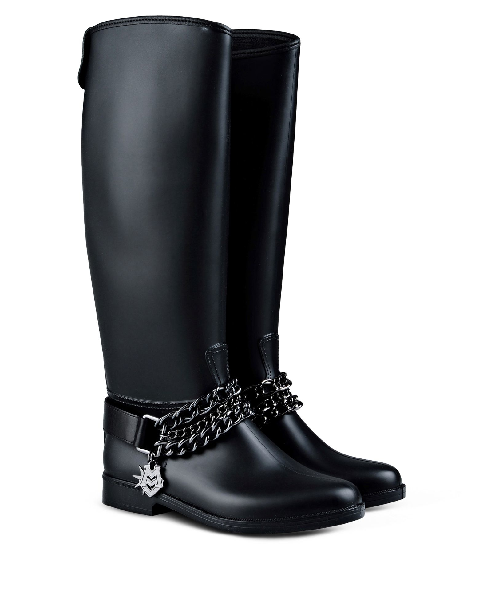moschino high heel boots